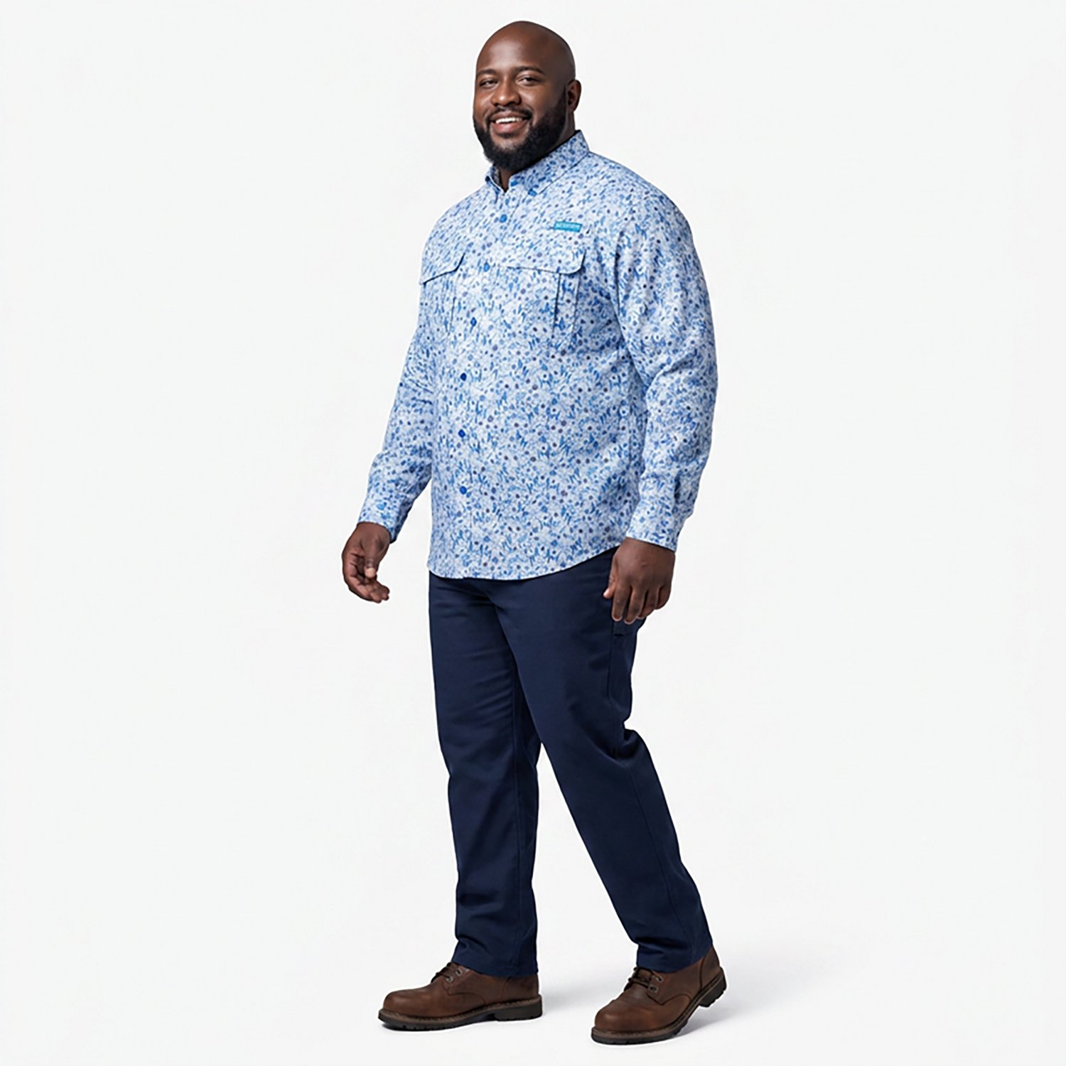 Magellan Outdoors Men’s Laguna Madre Cinco de Mayo Print Fishing Button Up Shirt