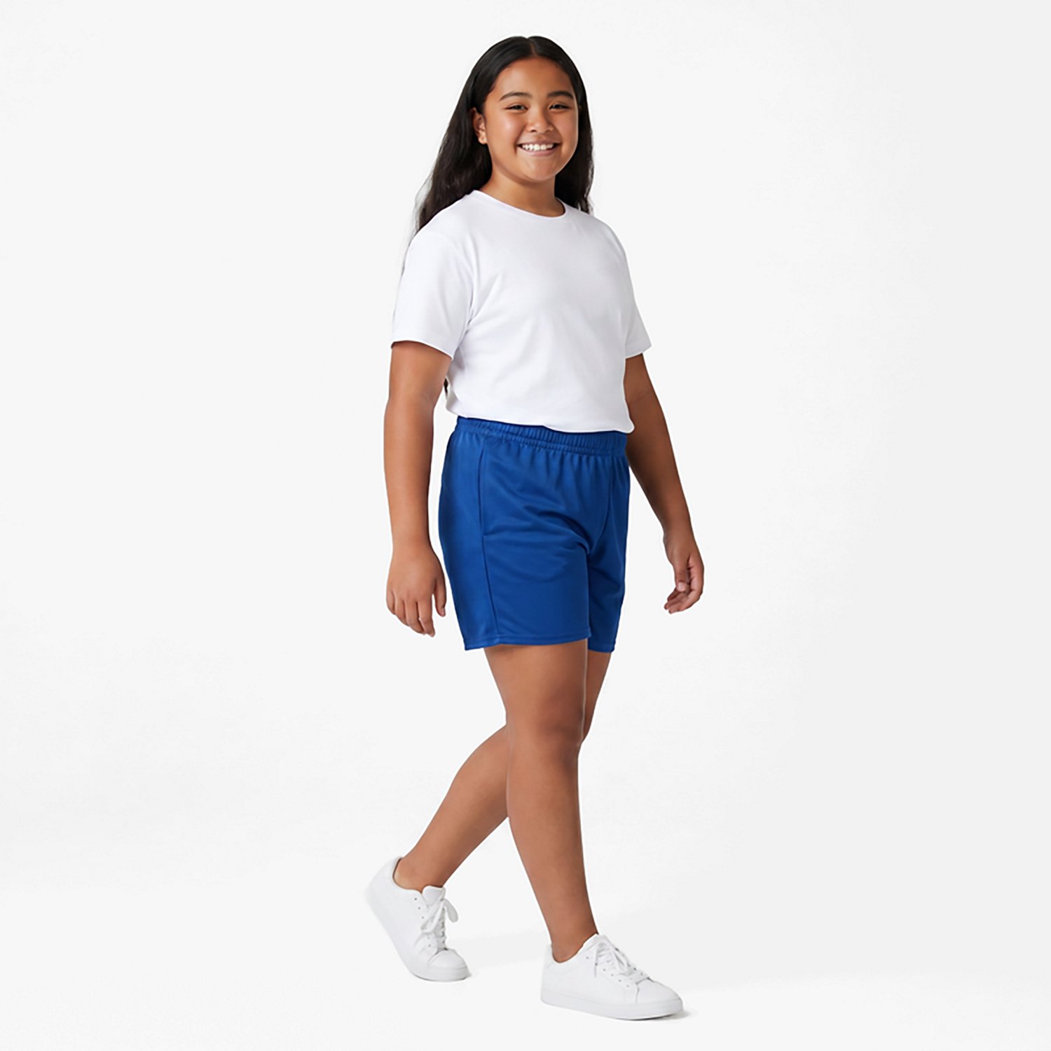 BCG Girls' Turbo Texture Side Mesh Short