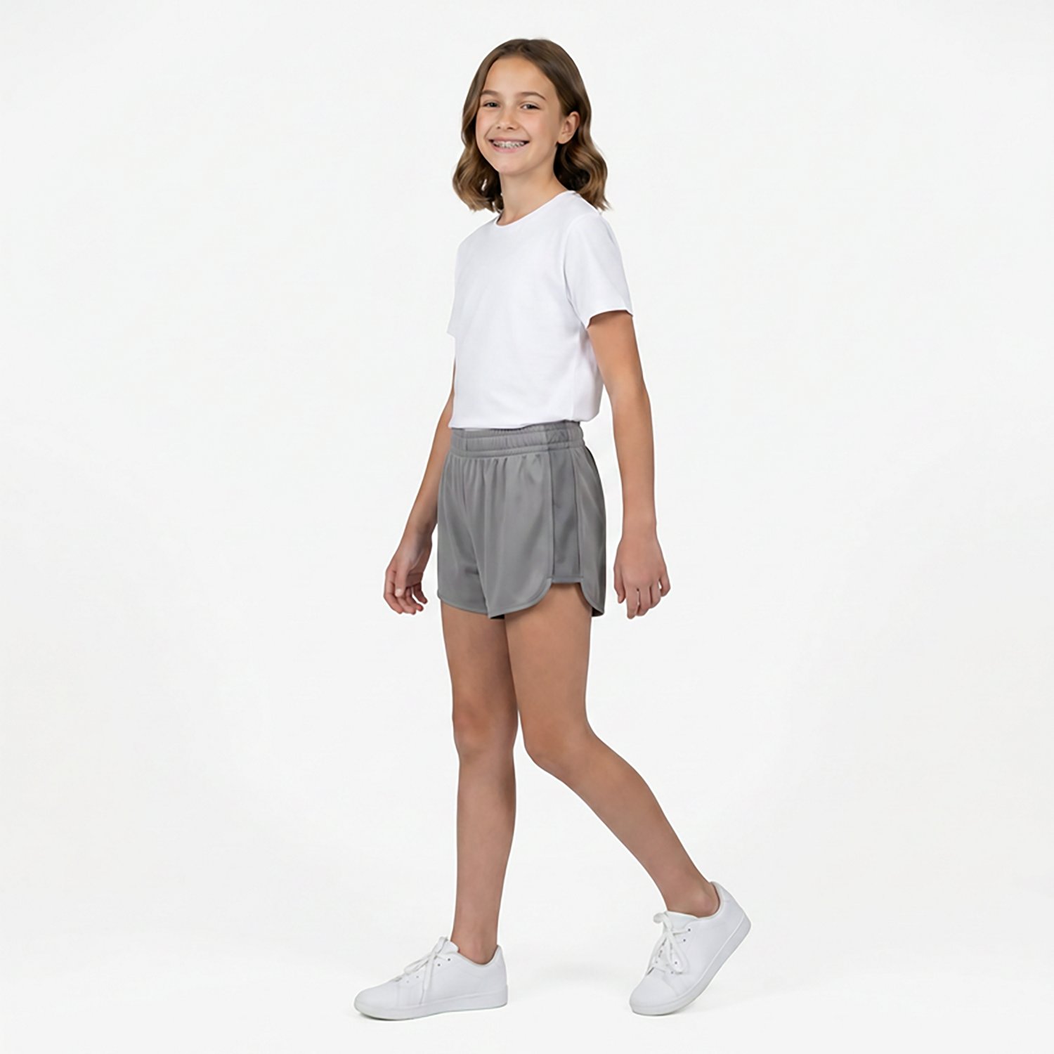 BCG Girls' Turbo Texture Side Mesh Short - view number 2