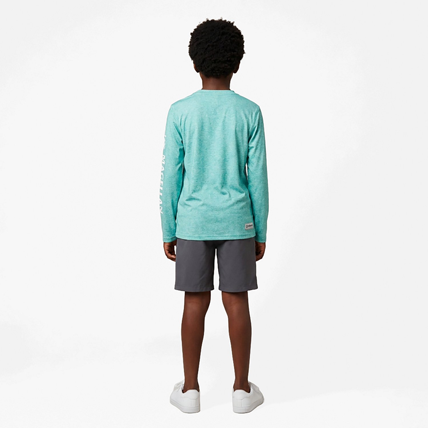 Magellan Outdoors Boys' RT Breeze Reversible Crew Long Sleeve T-shirt