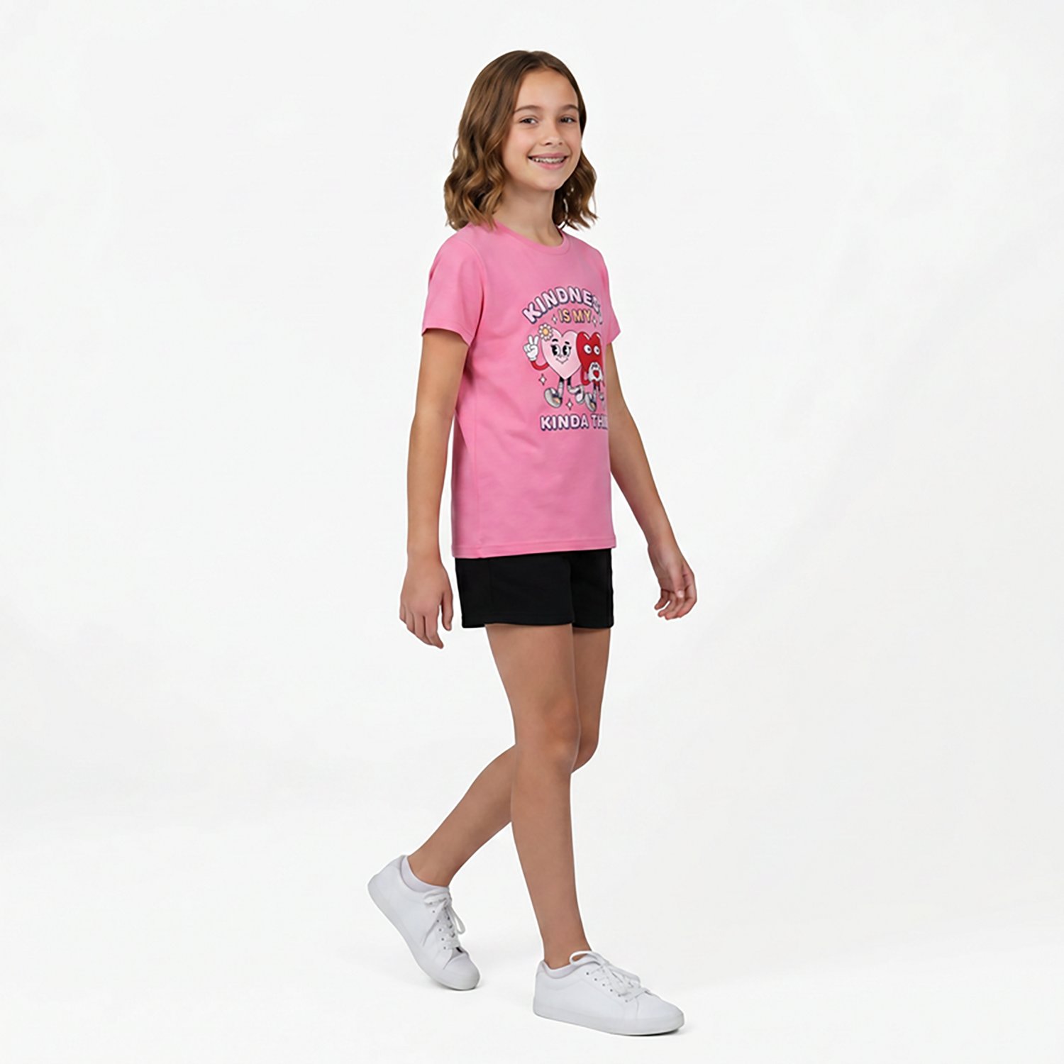 BCG Girls' Lifestyle Cotton Kindness T-shirt