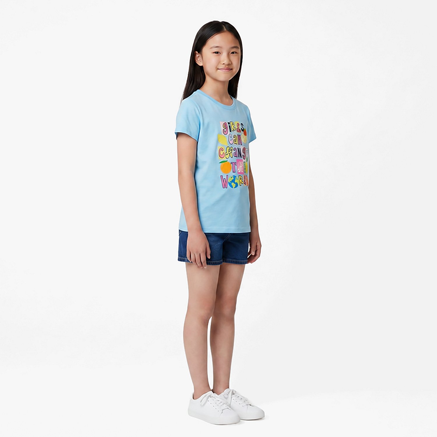 BCG Girls' Lifestyle Cotton Funky World T-shirt - view number 3