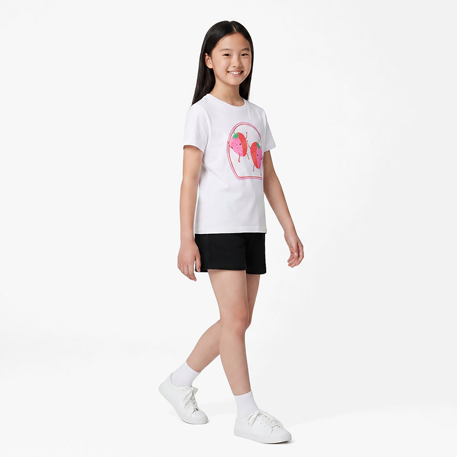 BCG Girls' Lifestyle Cotton Strawberry T-shirt - view number 3