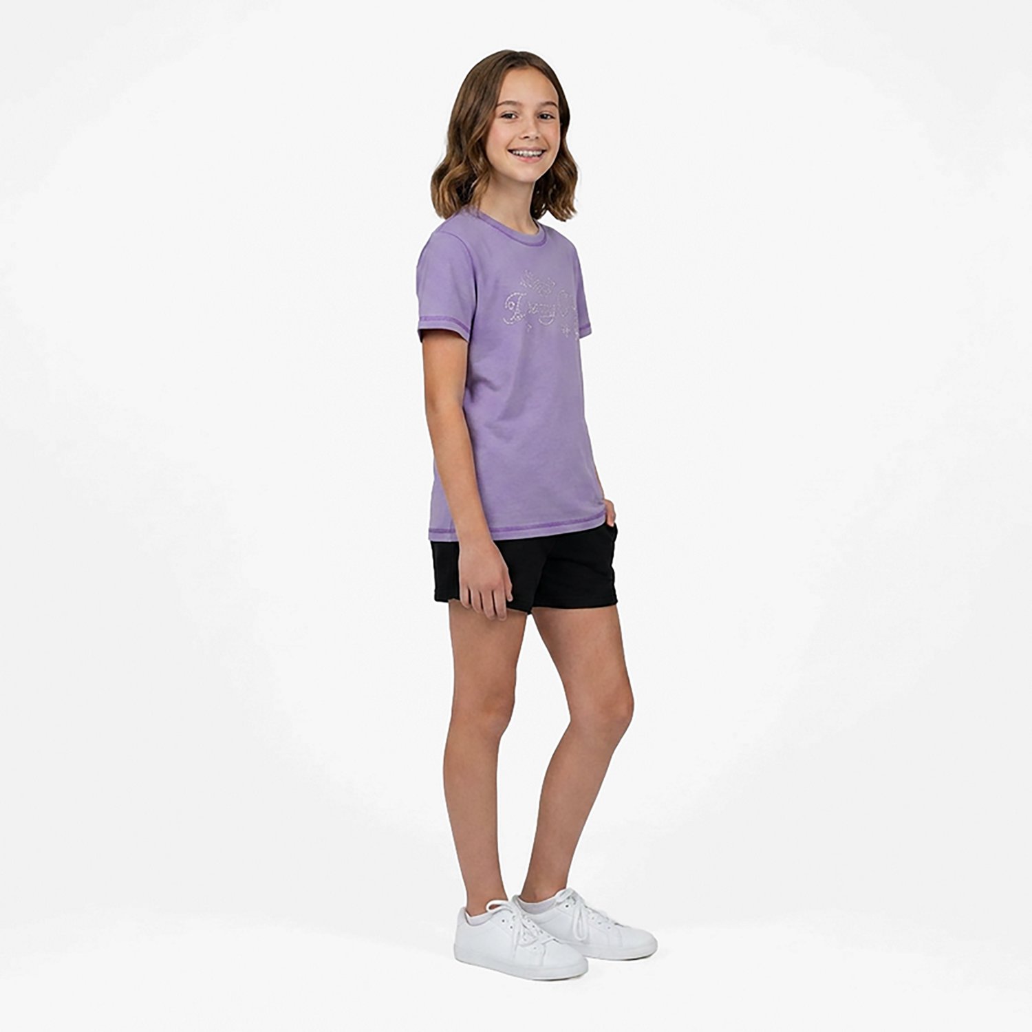 BCG Girls' Lifestyle Cotton Boxy Dreamy Mood T-shirt