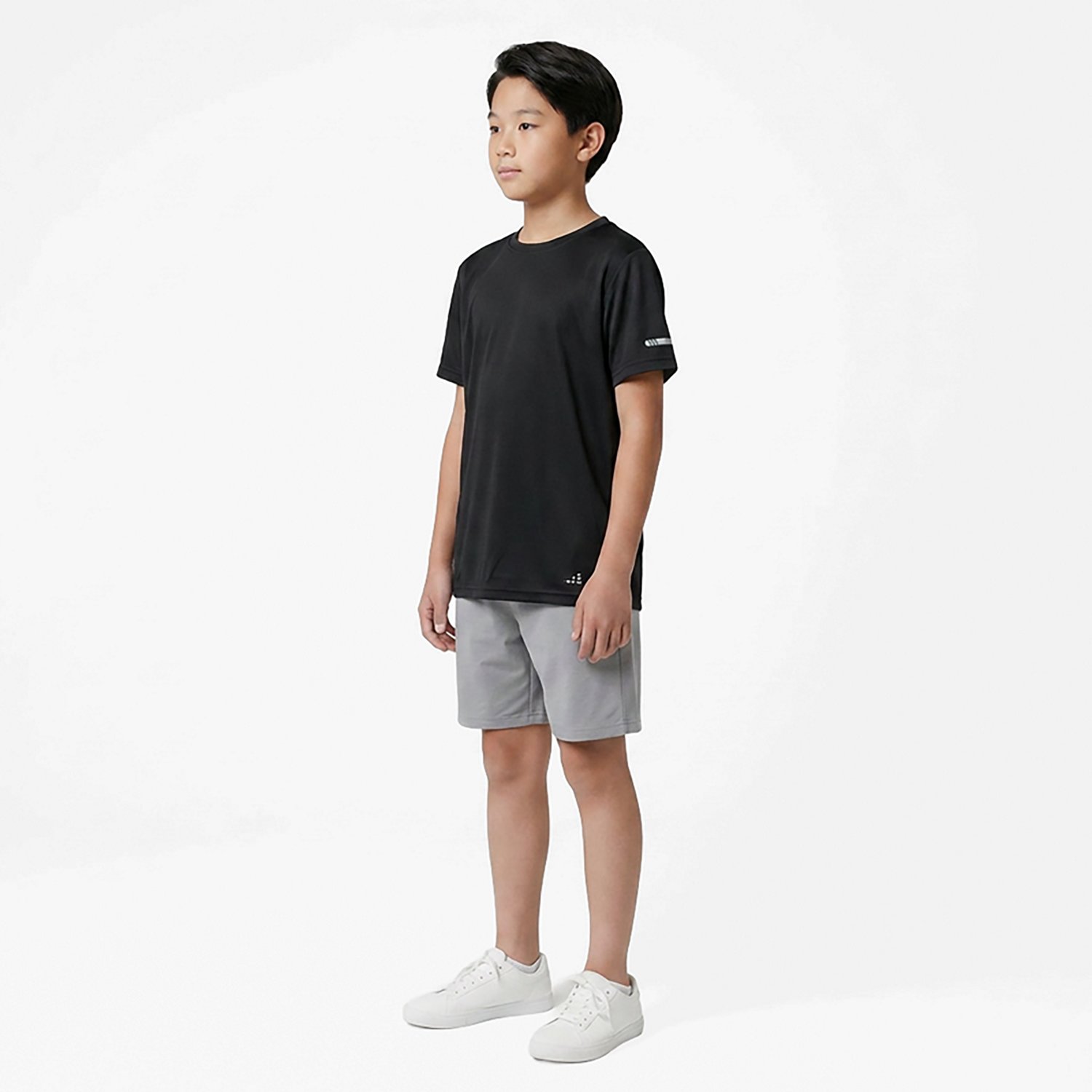BCG Boys' Run Grid Mesh Spring Short Sleeve T-shirt - view number 3