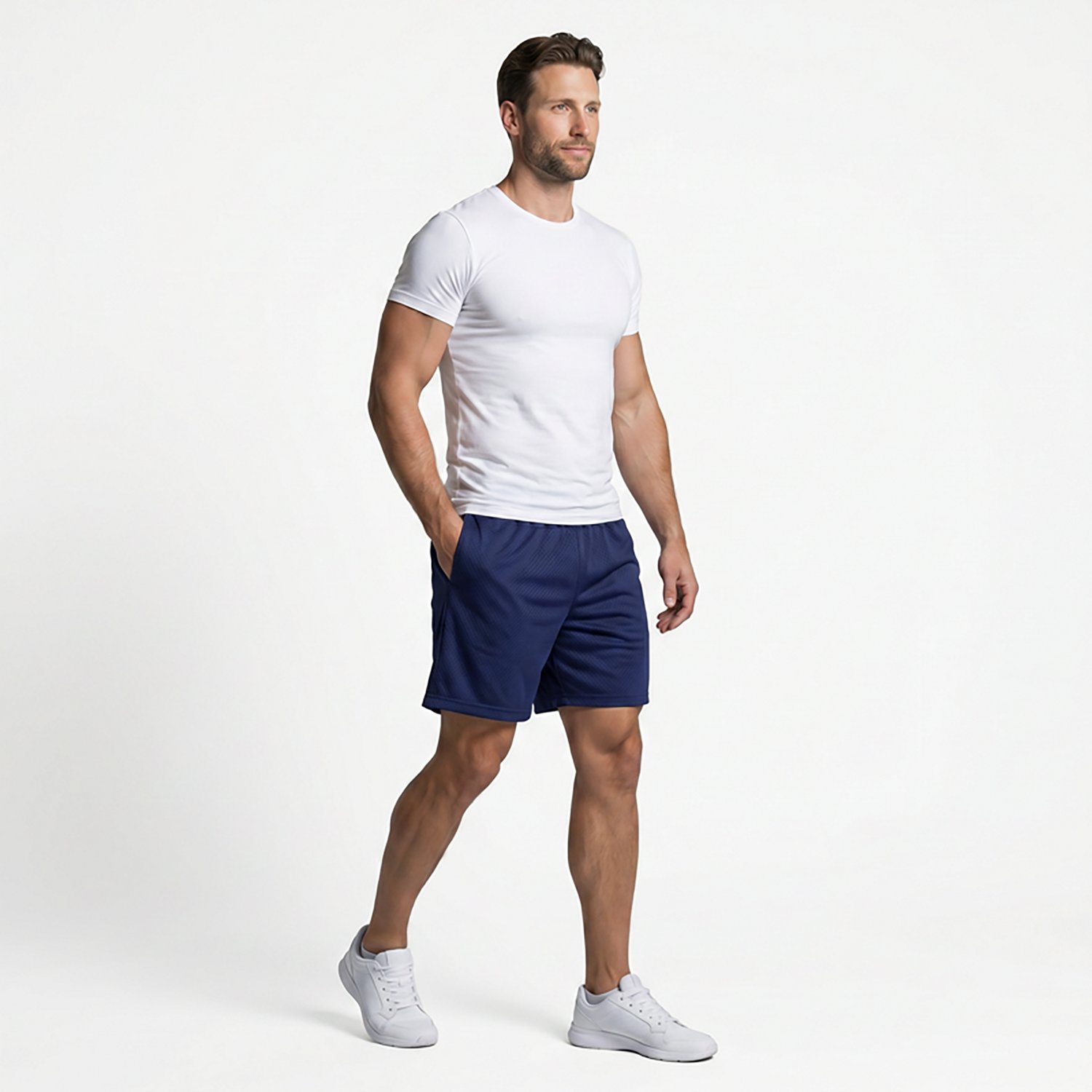 BCG Men's Port Mesh Short 7"