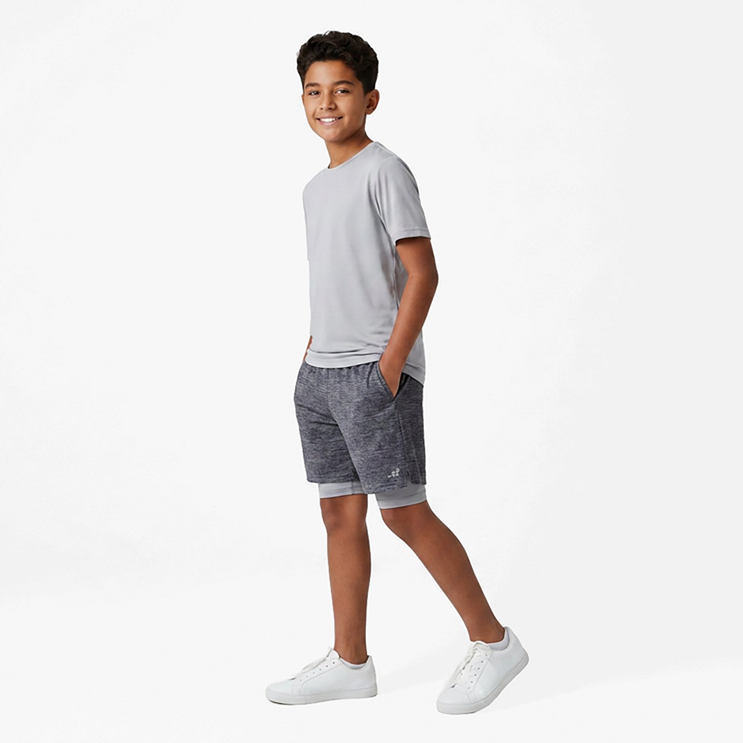 BCG Boys' Train Sport 2-in-1 Shorts 6 in