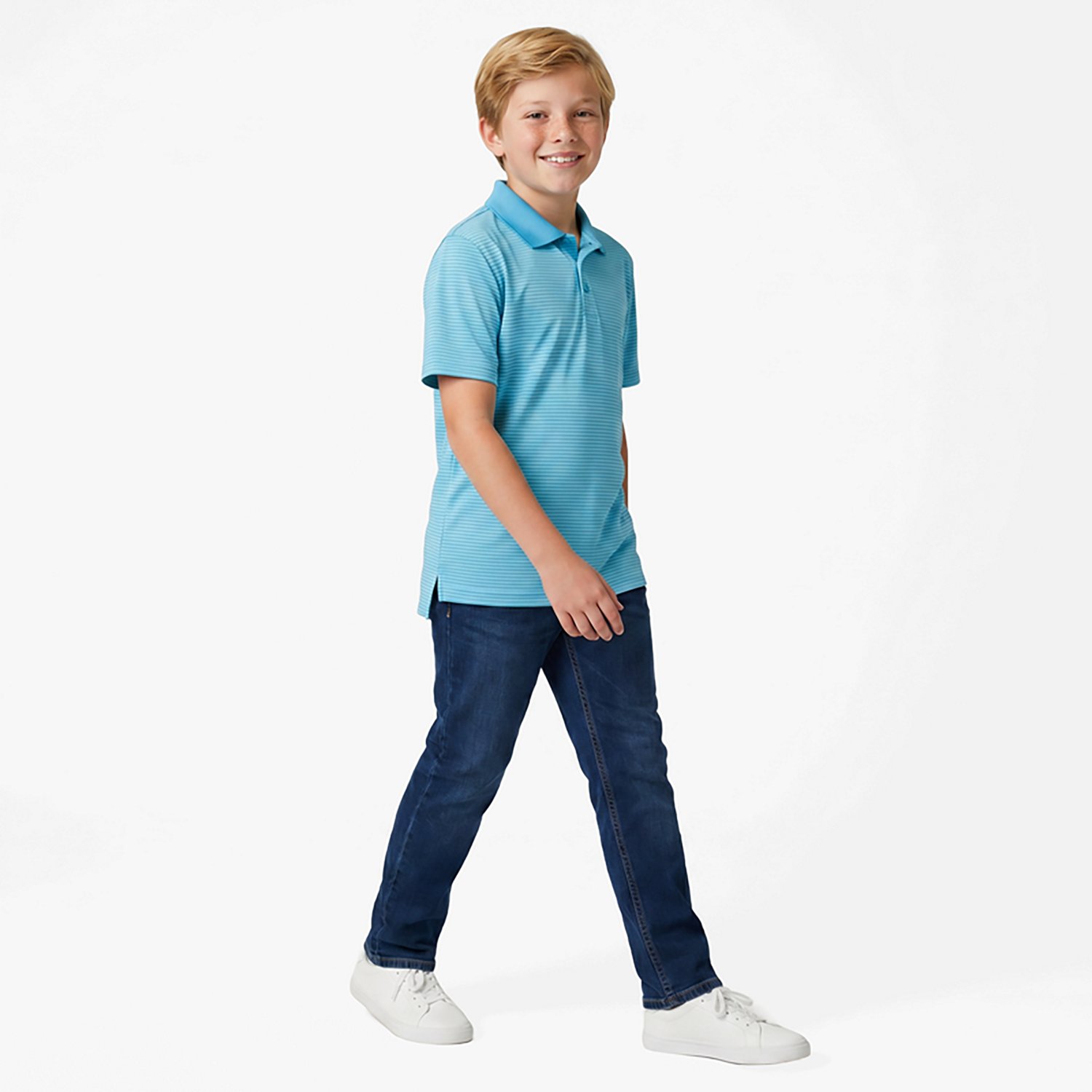 BCG Boys' Golf Striped Polo Shirt - view number 3
