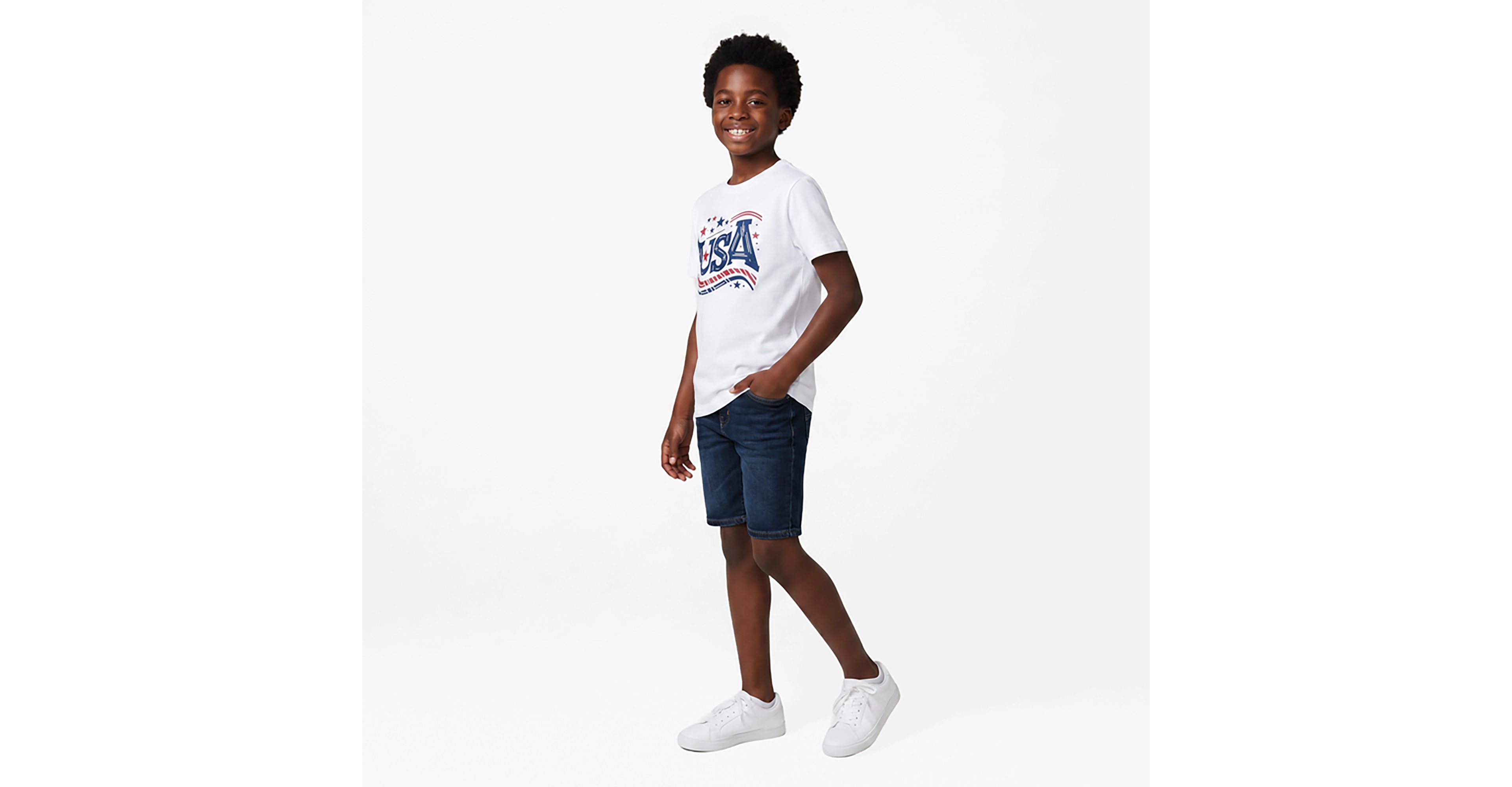BCG Boys' Cotton Graphic Short Sleeve T-Shirt