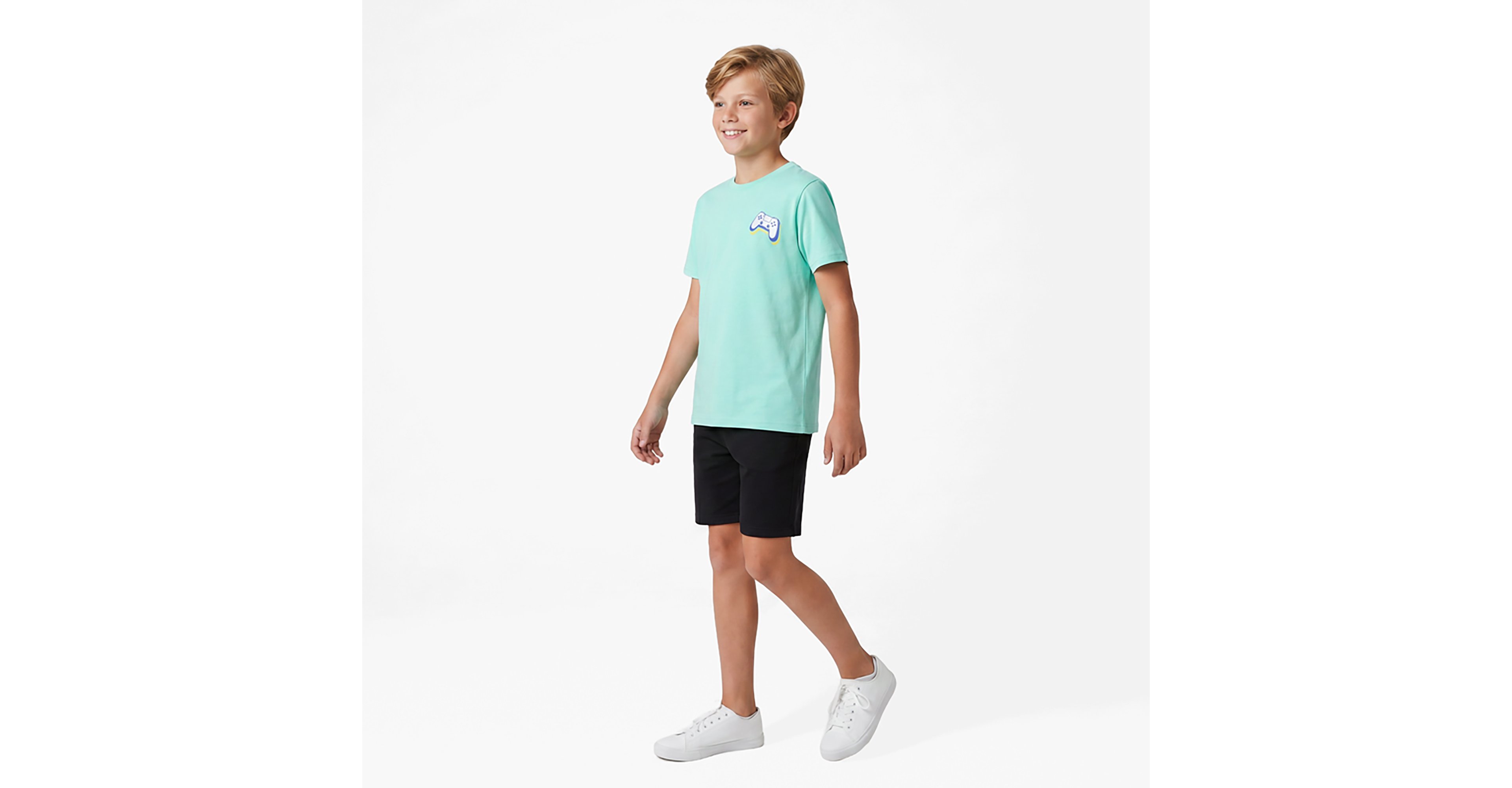 BCG Boys’ Cotton GFX Short-Sleeve T-Shirt