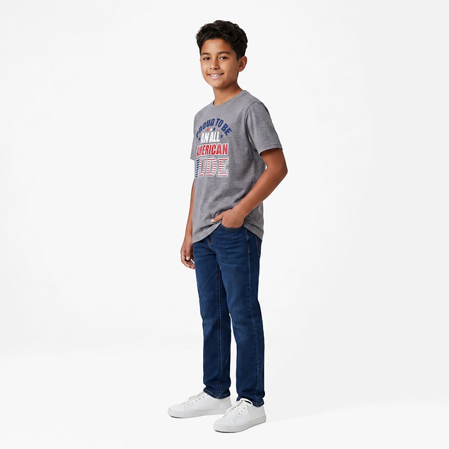BCG Boys' Cotton Graphic Short Sleeve T-shirt