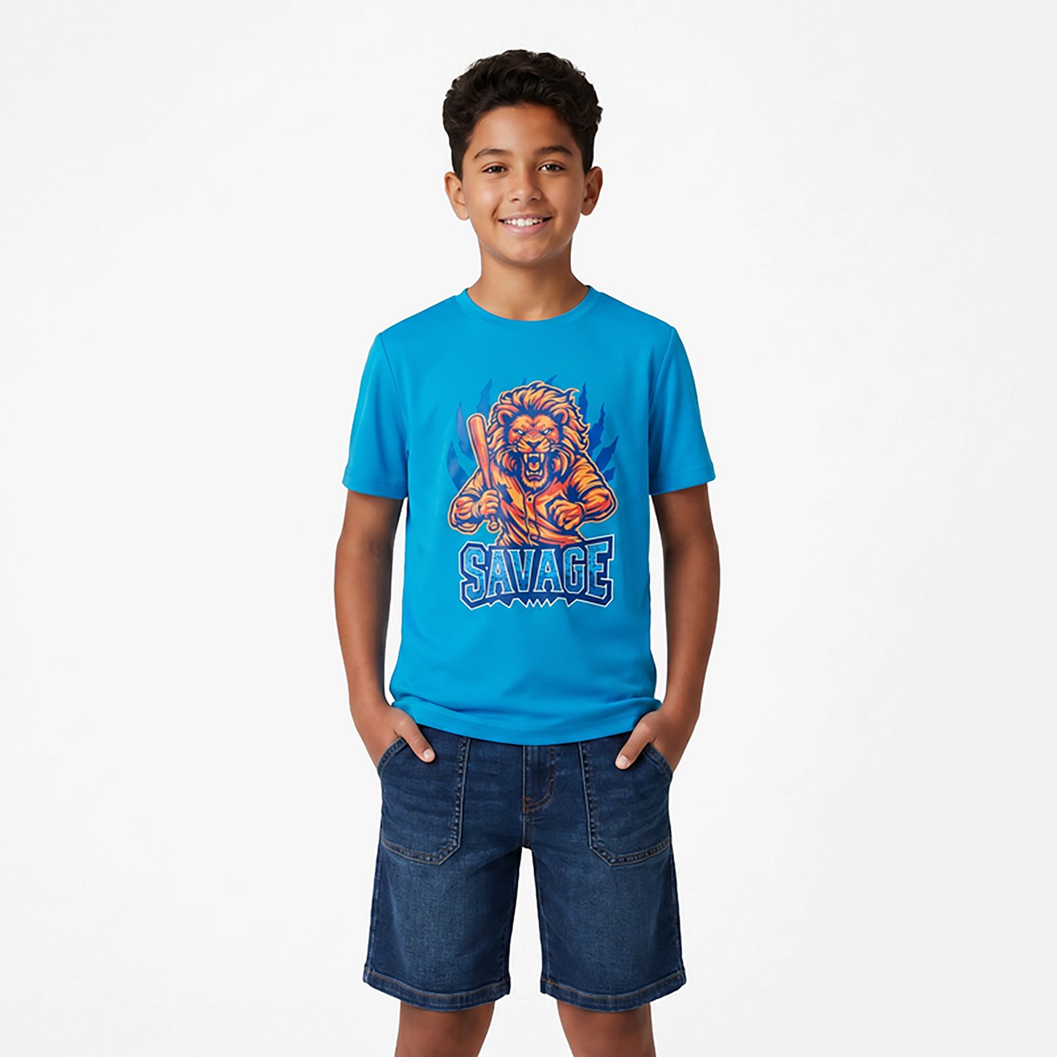 BCG Boys' Turbo Graphic Short Sleeve T-Shirt