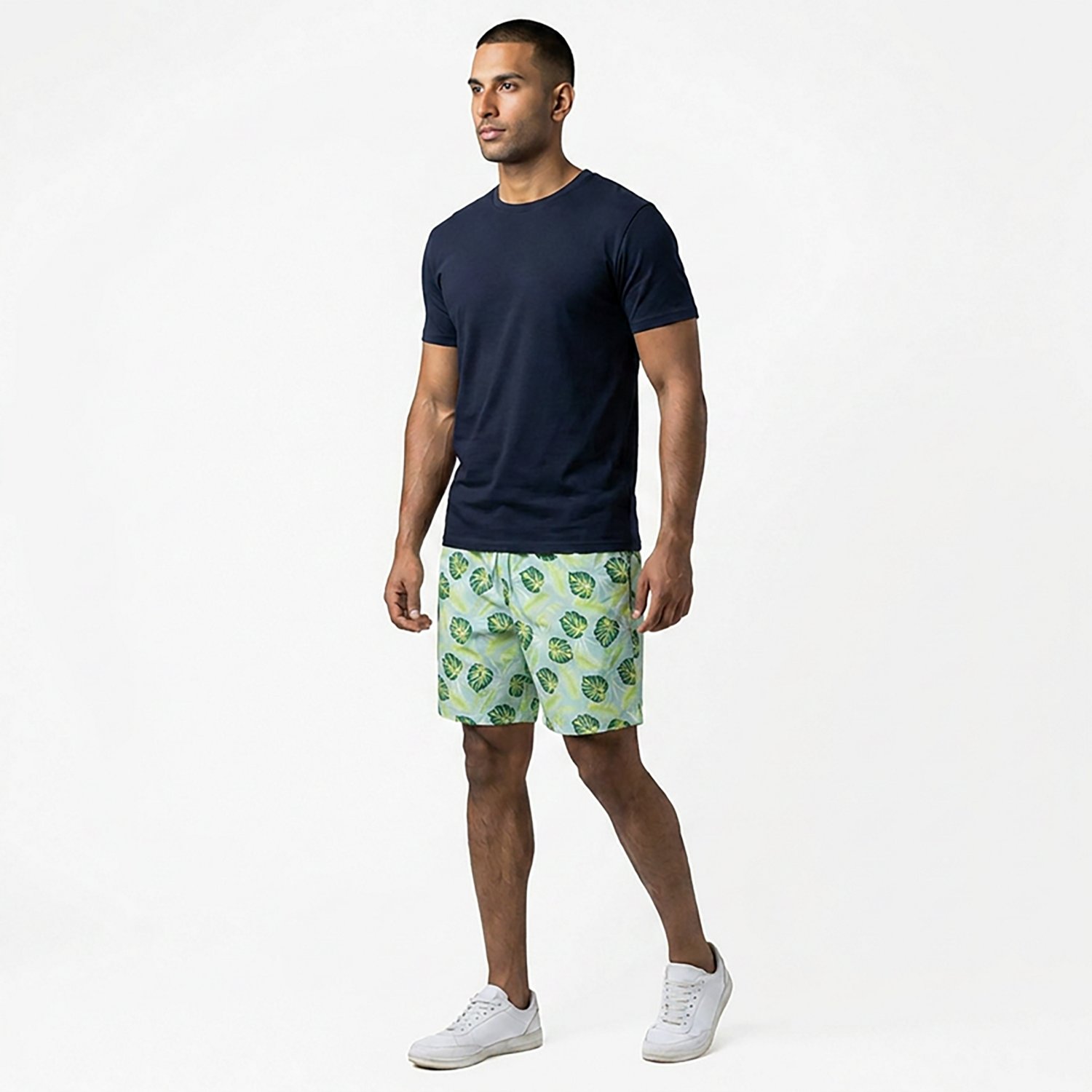 O'Rageous Men's Palm Floral Printed Volley Liner Shorts 5 in. - view number 2