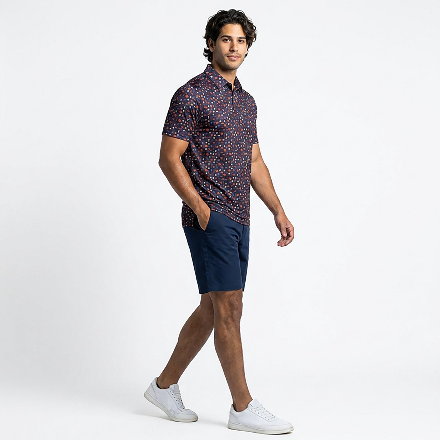 Antigua Men's Houston Astros Lateral Short Sleeve Polo - view number 3