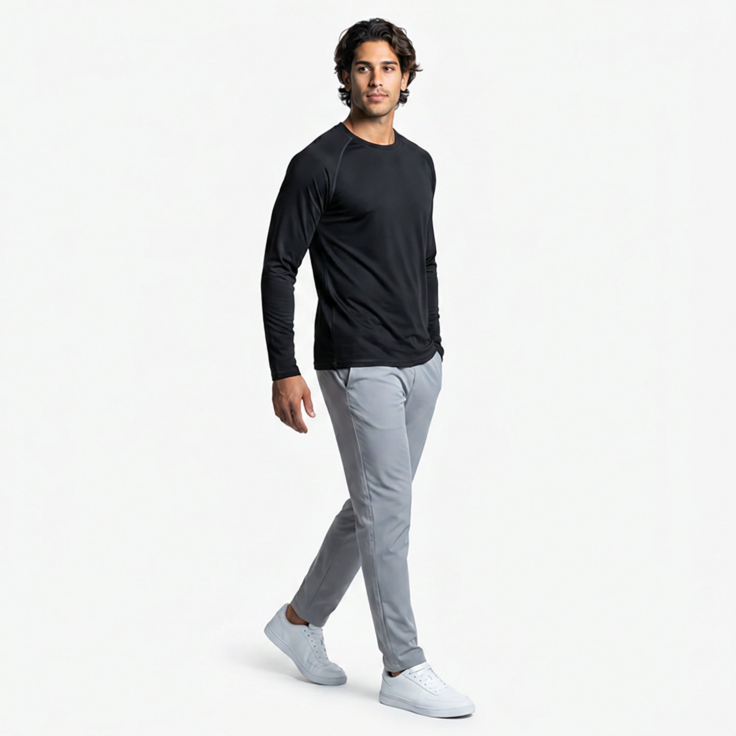 O'Rageous Men’s Ombre Long Sleeve Rash Guard - view number 2