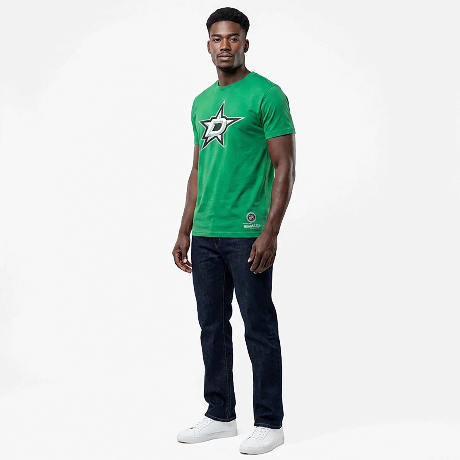 Mitchell & Ness Men's Dallas Stars Logo Short Sleeve T-shirt - view number 2