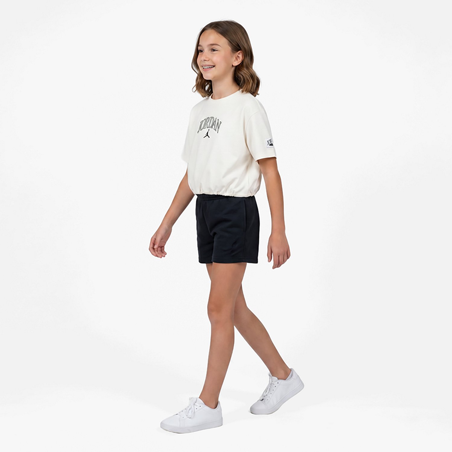 Jordan Girls' Flower of Friendship Knit Top