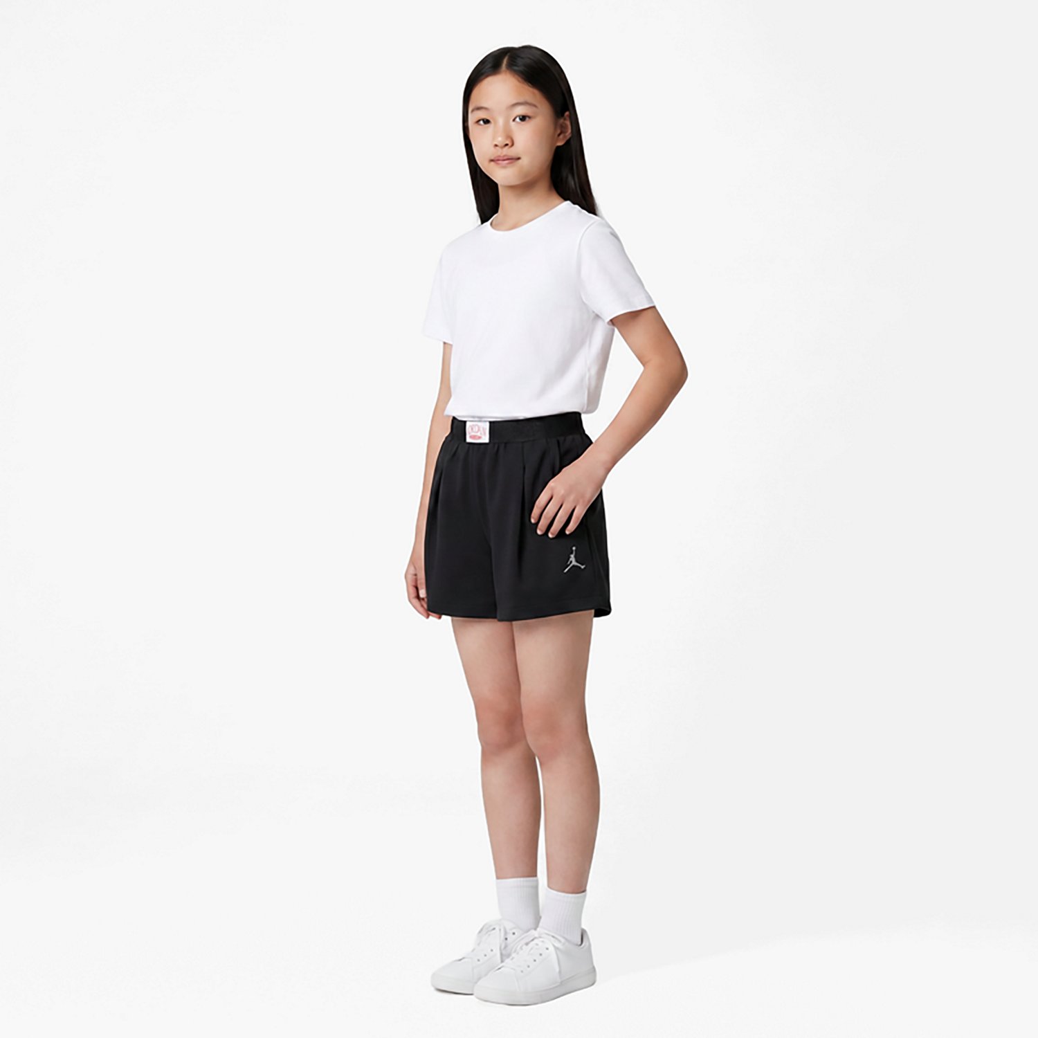 Jordan Girls' Flower of Friendship Knit Shorts 3