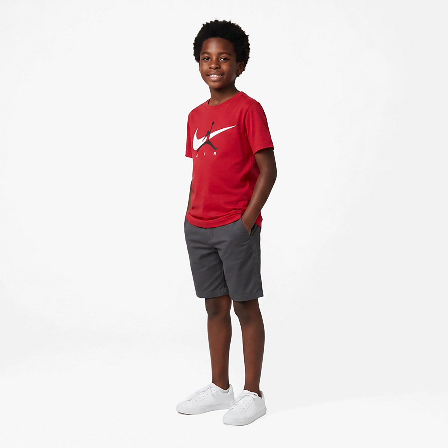 Jordan Boys' Jumpman Swoosh Intersection T-shirt