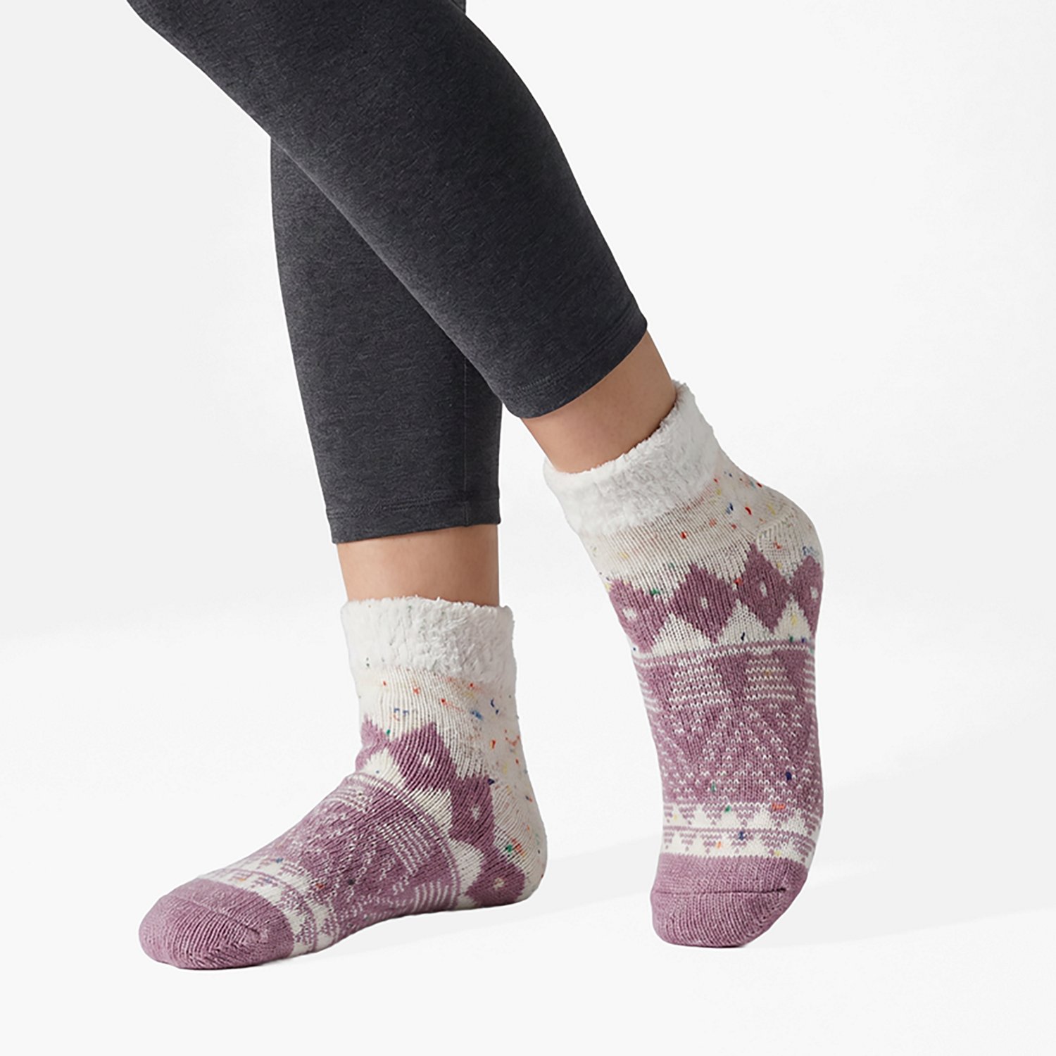 Magellan Outdoors Women's Fair Isle Lodge Low-Cut Socks
