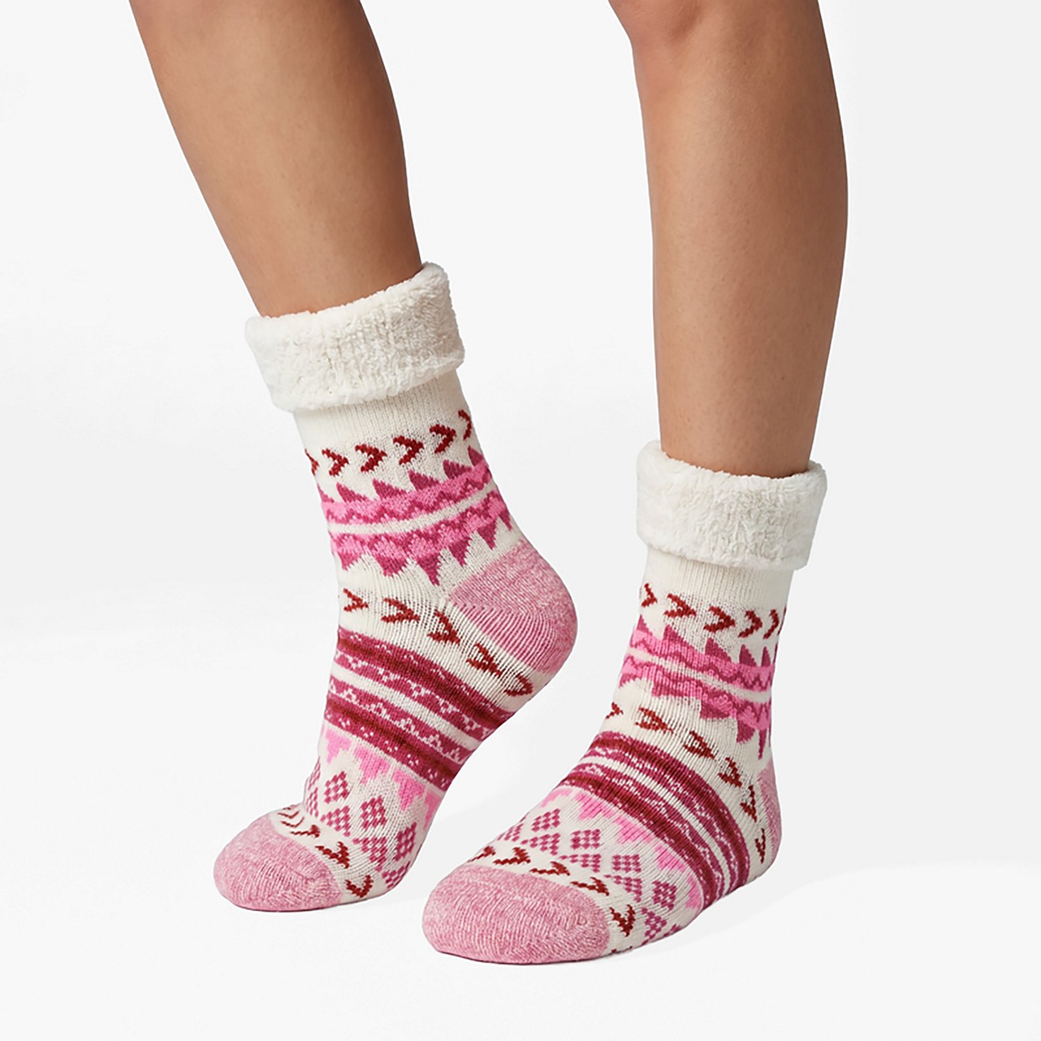 Magellan Outdoors Women's Which Way Foldover Lodge Crew Socks