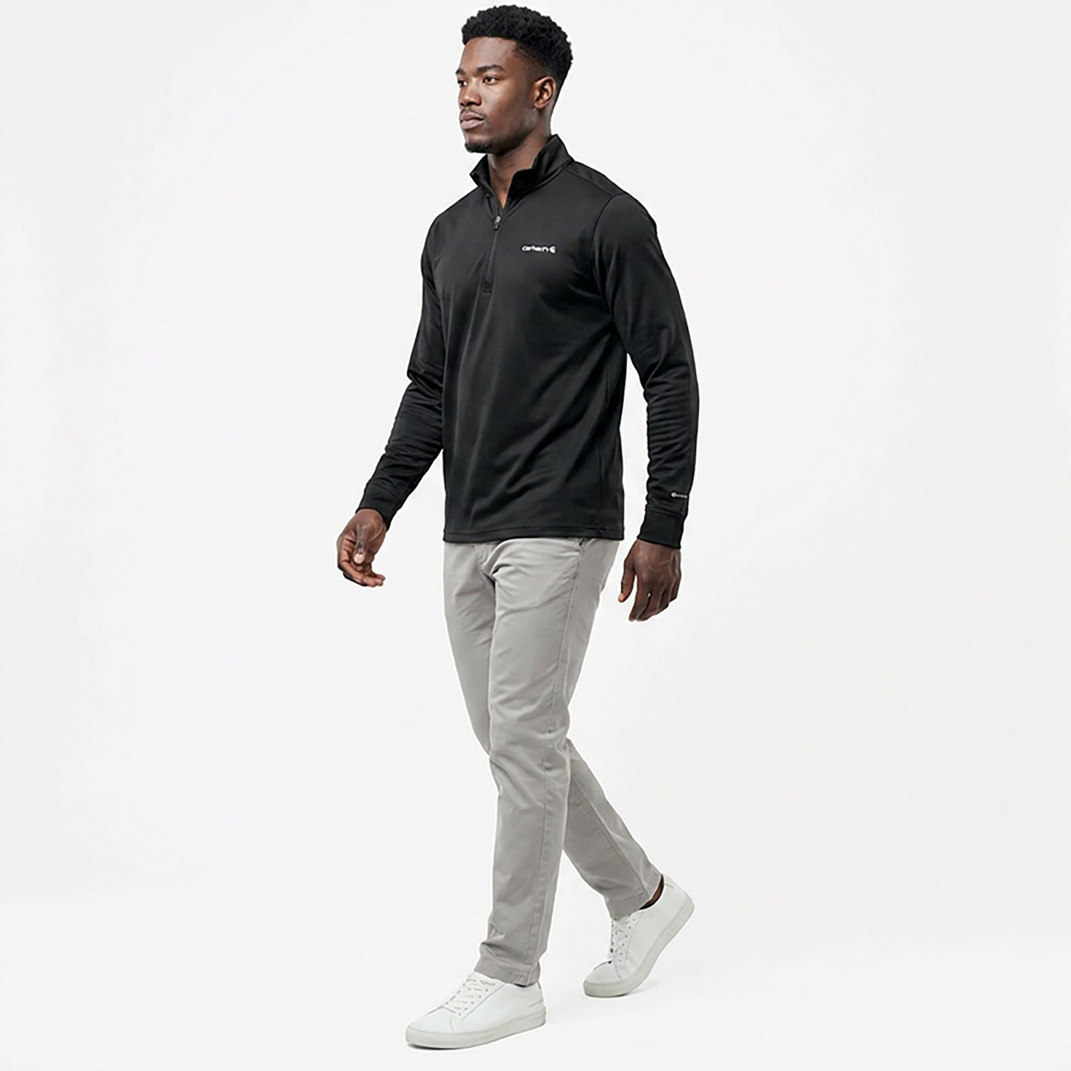 Carhartt Men's Force Sun Defender Relaxed 1/2-Zip Shirt - view number 3