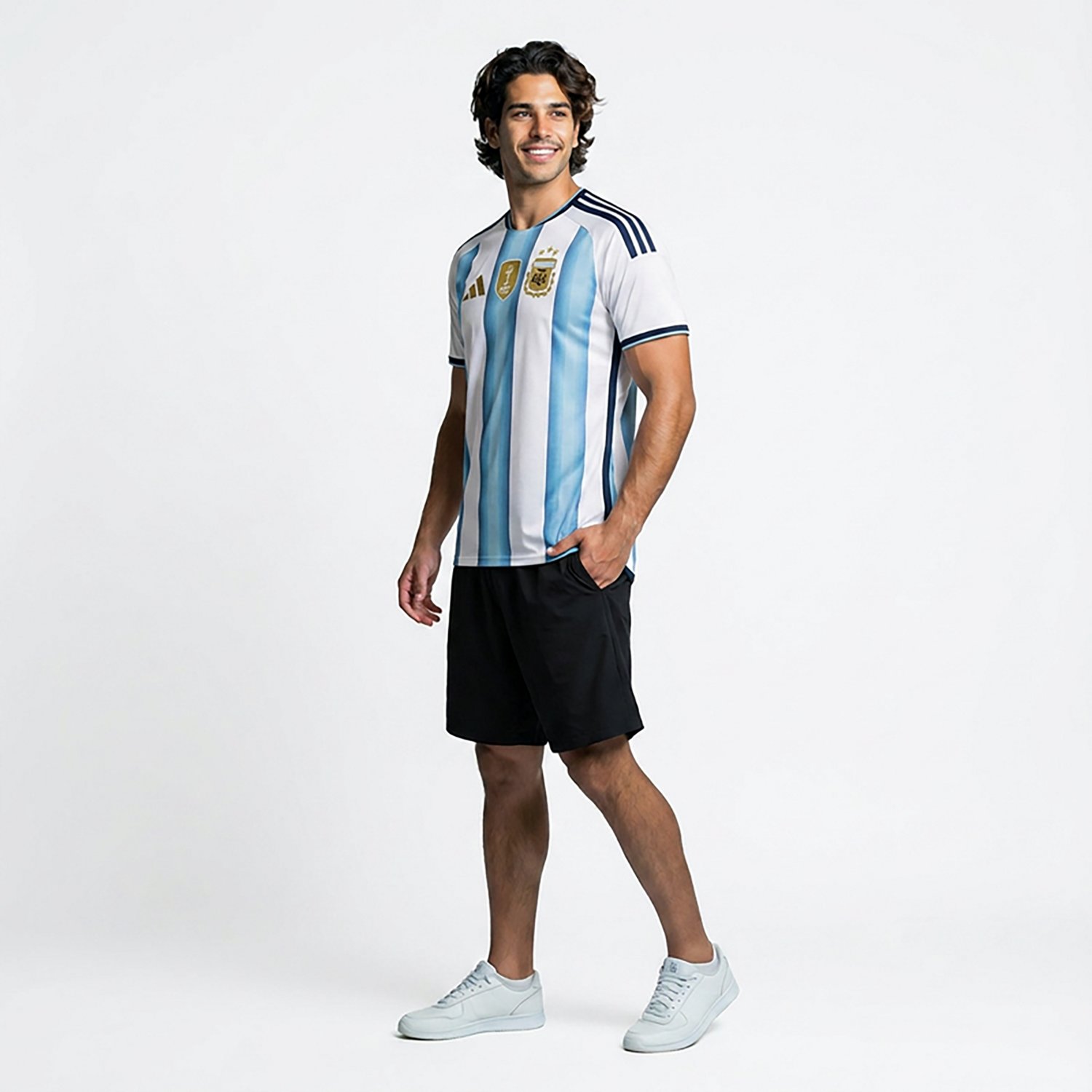adidas Men's Argentina World Cup 2026 Home Replica Jersey - view number 2