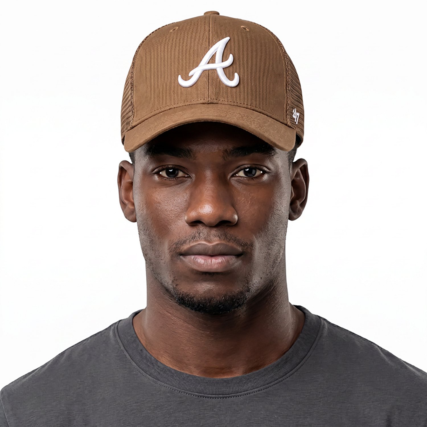 Carhartt x '47 Adults' Braves Trucker Cap - view number 3