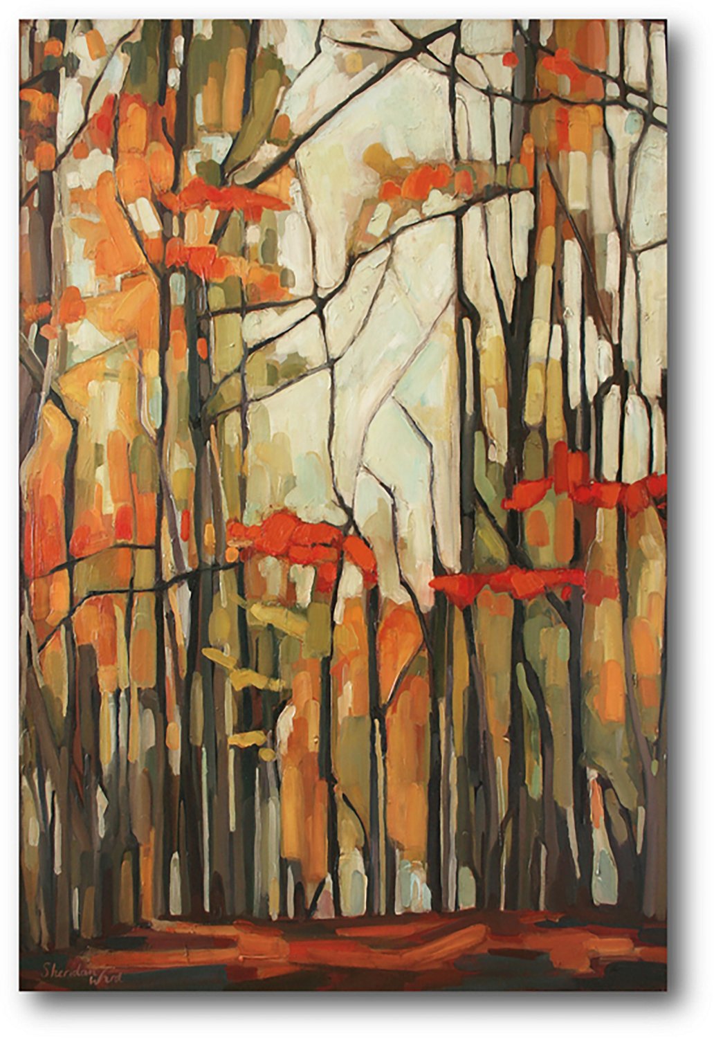 Courtside Market Autumn Delight 18 in x 26 in Gallery-Wrapped Canvas