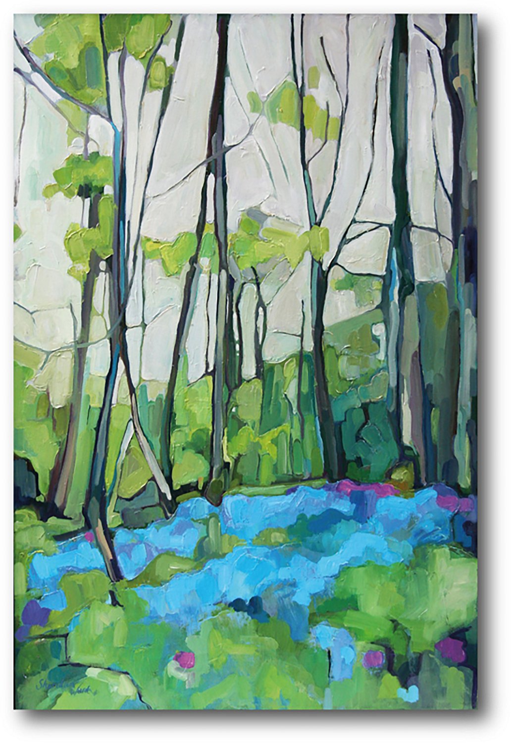 Courtside Market Spring Pond 24 x 36 in. Gallery-Wrapped Canvas