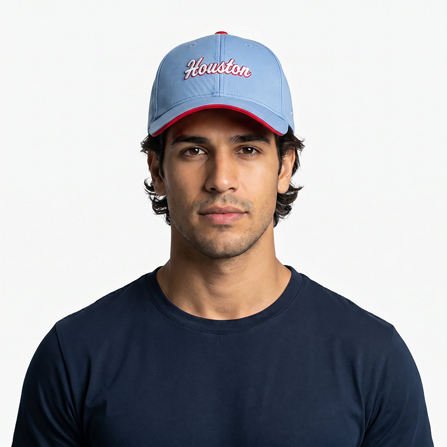 Nike Men's Houston Cougars Rise Swoosh Flex Cap - view number 2