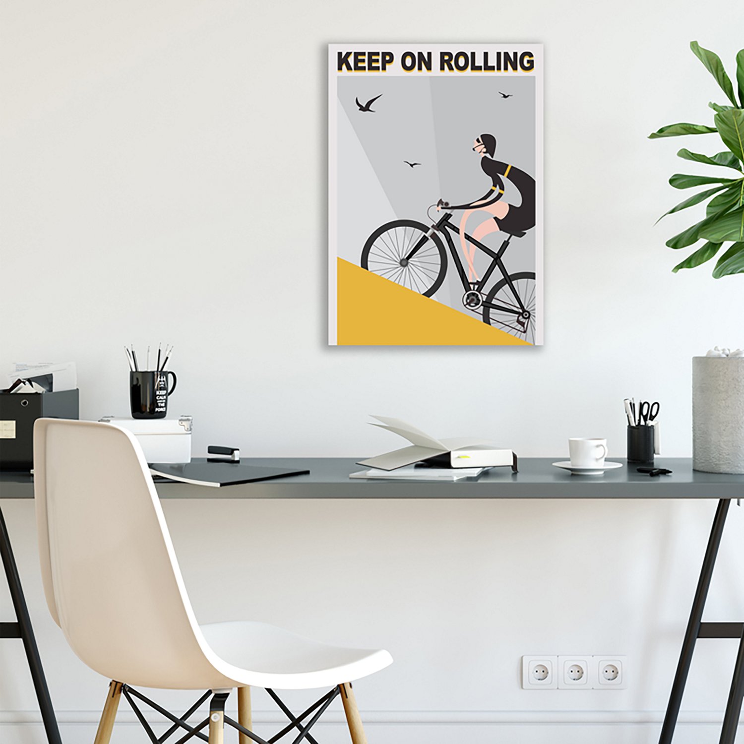Courtside Market Keep On Rolling 16 x 20 in. Gallery-Wrapped Canvas - view number 2