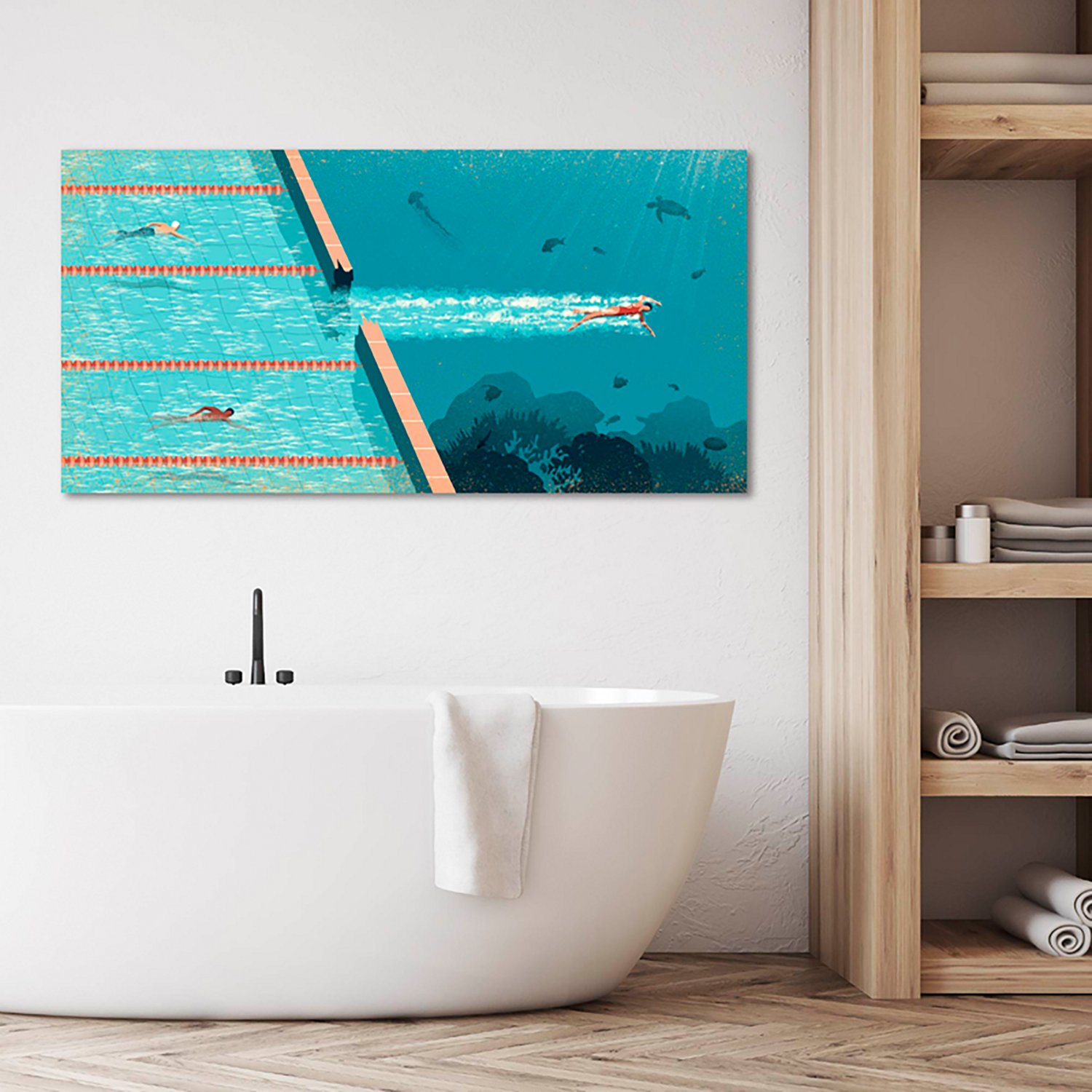 Courtside Market Expand Your Comfort Zone 24 x 48 in. Gallery-Wrapped Canvas - view number 2