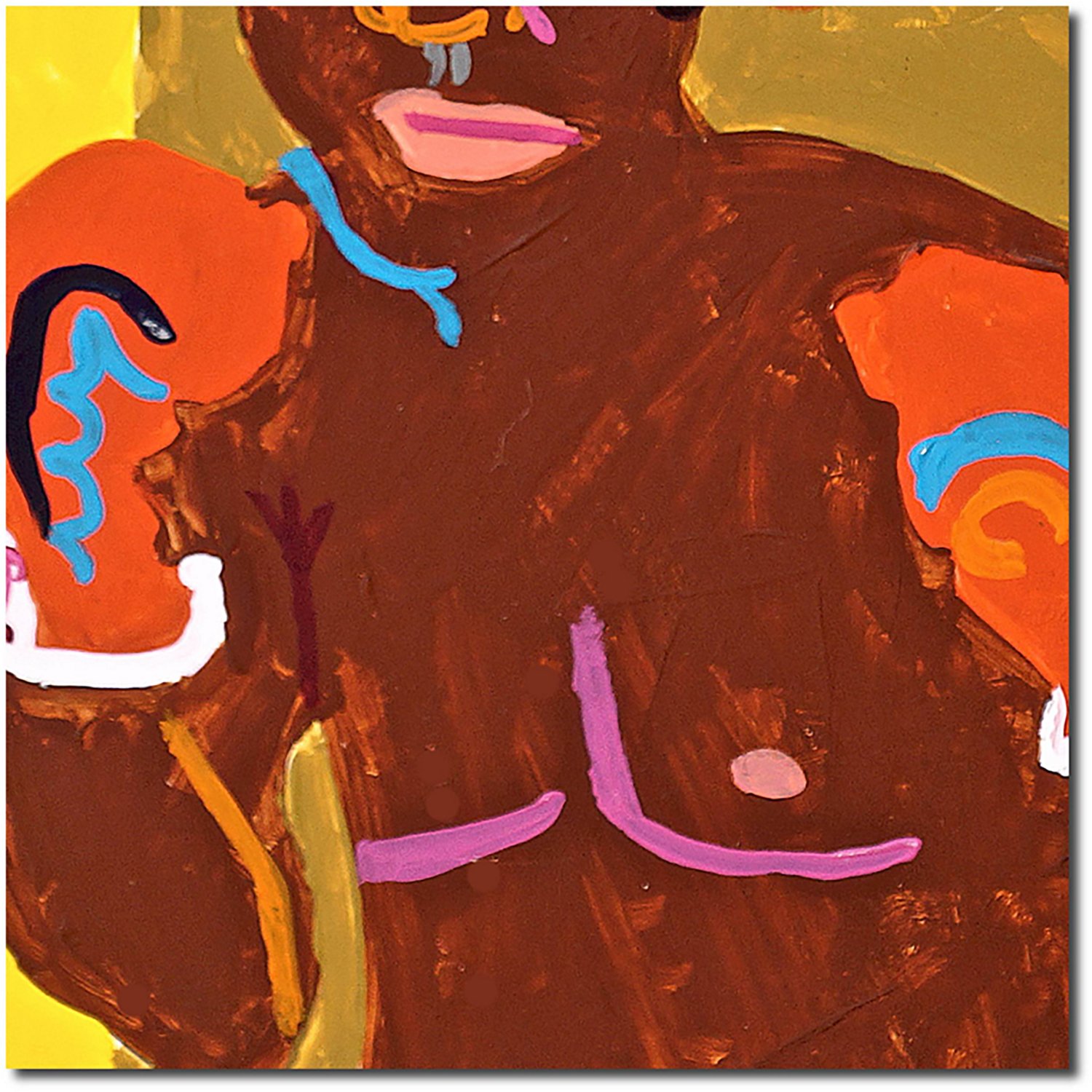 Courtside Market Boxer 24 x 24 in. Gallery-Wrapped Canvas