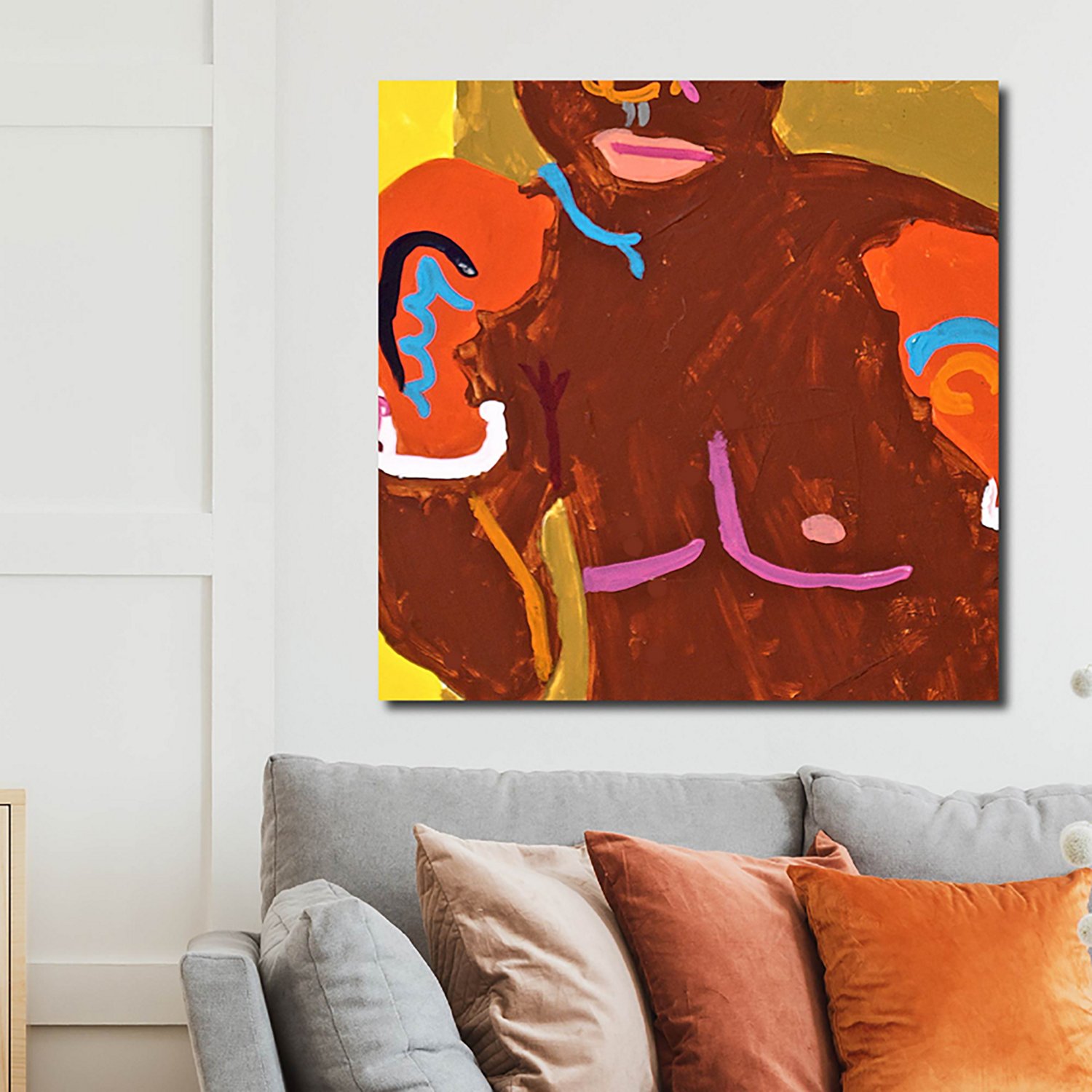Courtside Market Boxer 24 x 24 in. Gallery-Wrapped Canvas - view number 2