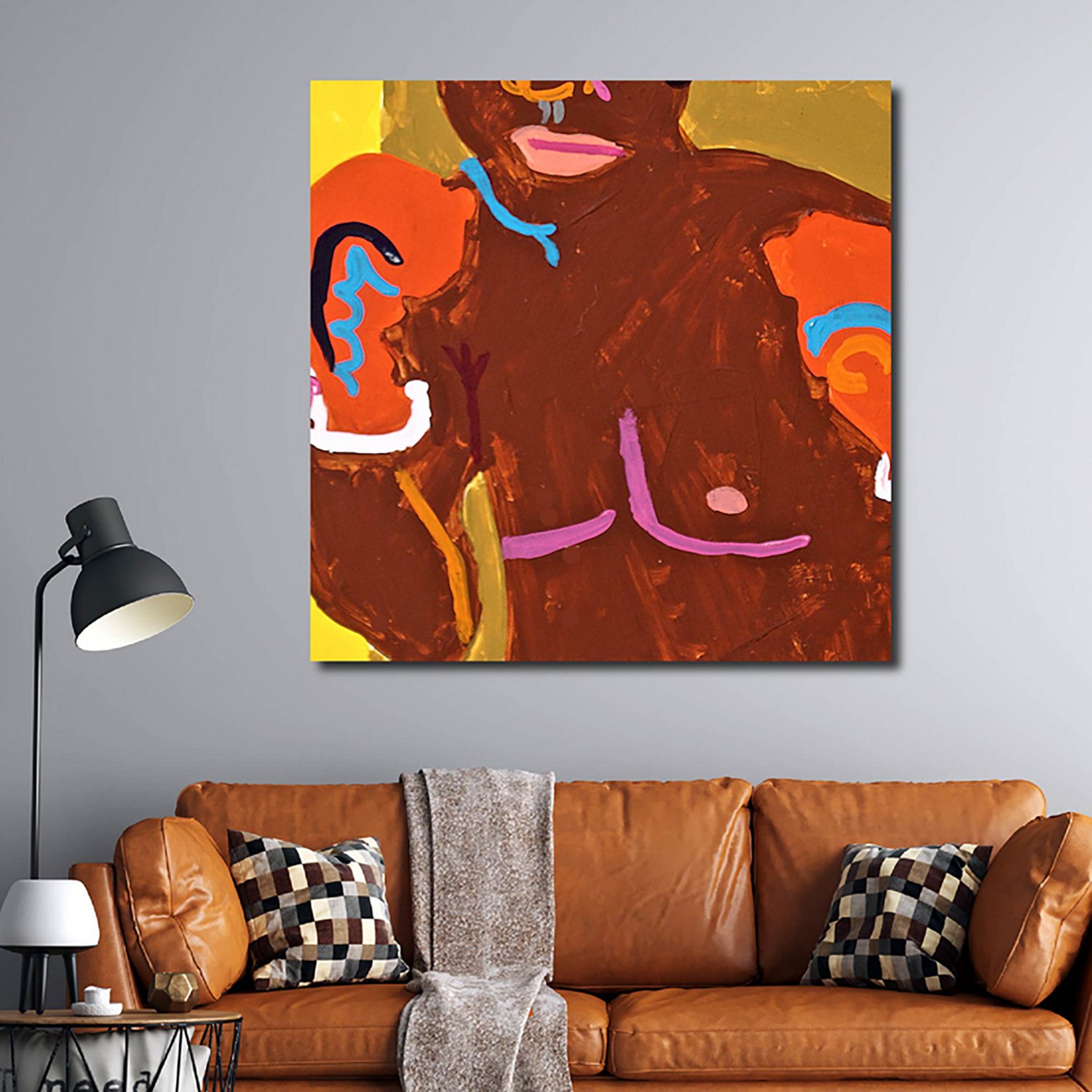 Courtside Market Boxer 30 x 30 in. Gallery-Wrapped Canvas - view number 2