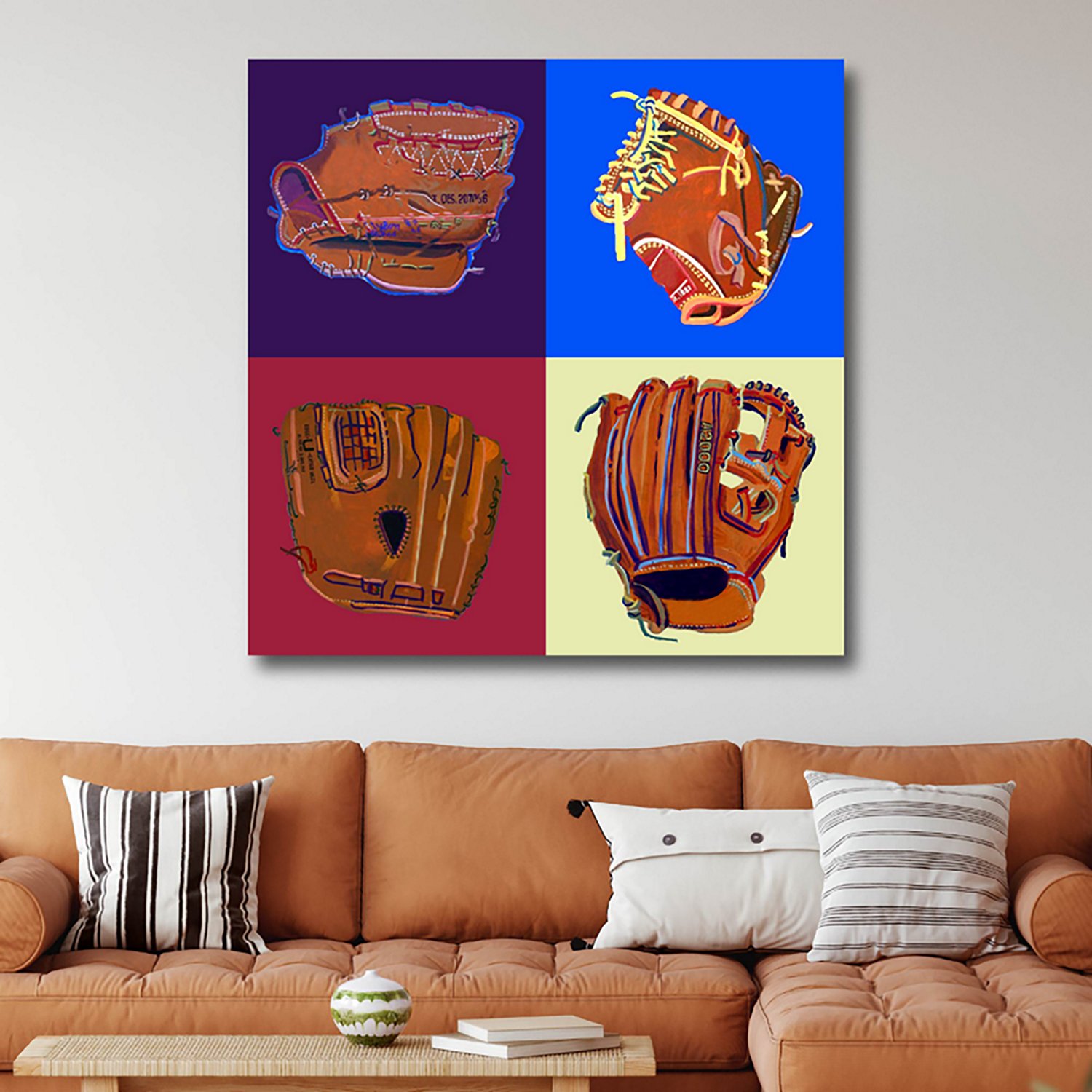 Courtside Market Four Gloves Color 30 x 30 in. Gallery-Wrapped Canvas - view number 2