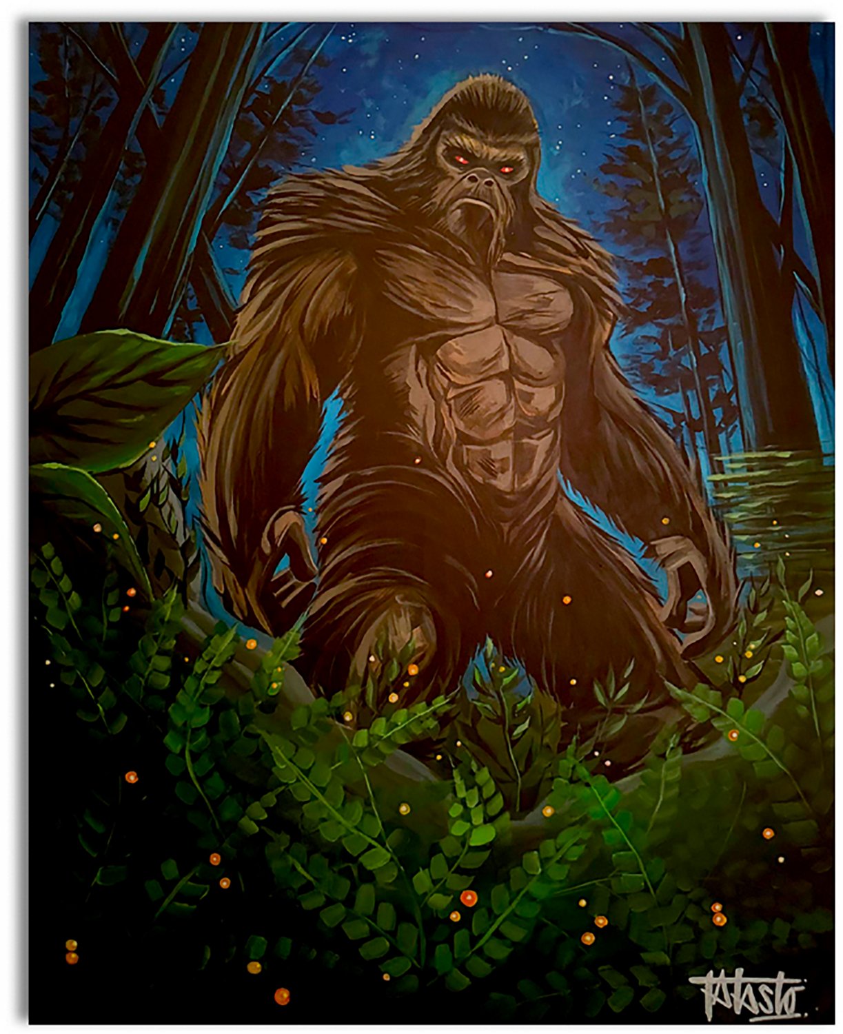 Courtside Market Todd Laslo Bigfoot Studio Series x 20 in. Gallery-Wrapped Canvas