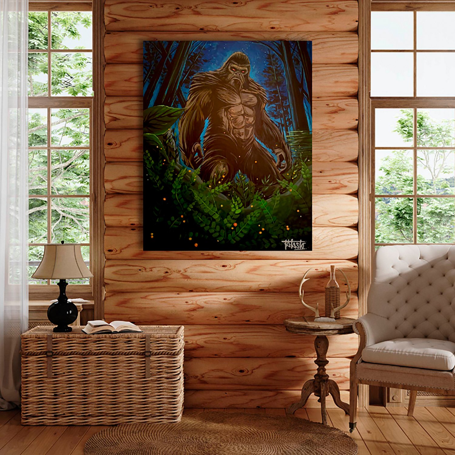 Courtside Market Todd Laslo Bigfoot Studio Series 30 x 40 in. Gallery-Wrapped Canvas - view number 2