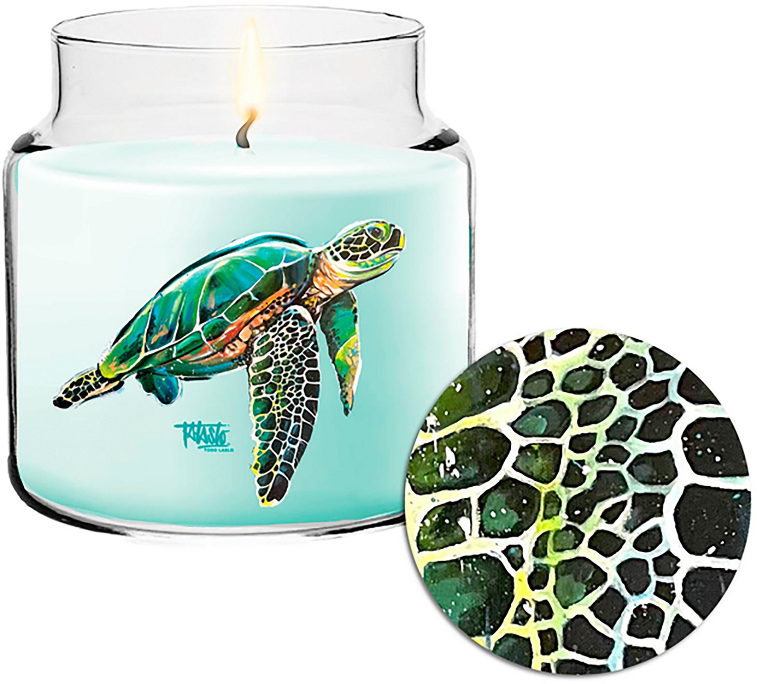Courtside Market Studio Series Todd Laslo Sea Turtle Coconut Sea Spray Candle