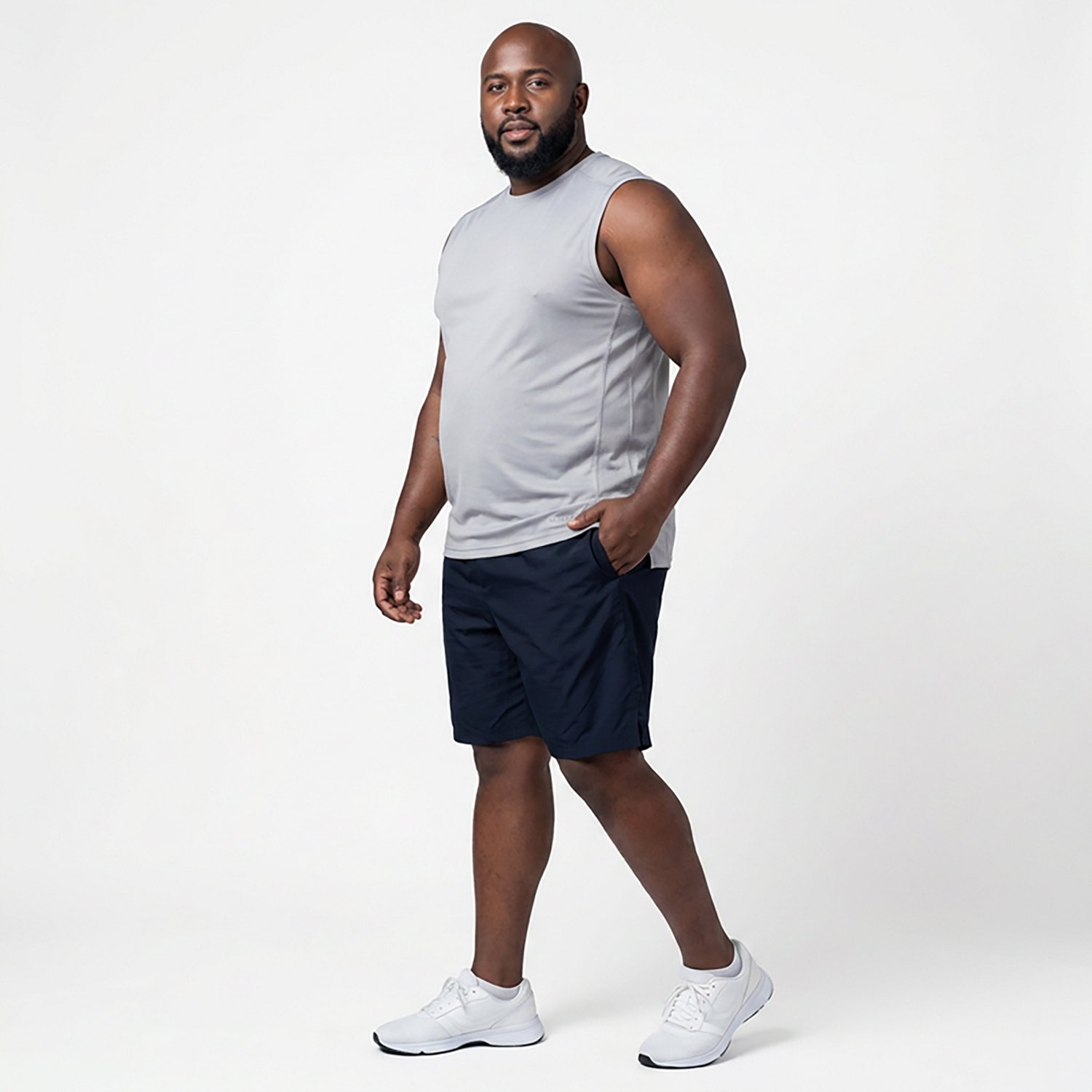 BCG Men's Run Performance Pieced Muscle Tank Top - view number 2