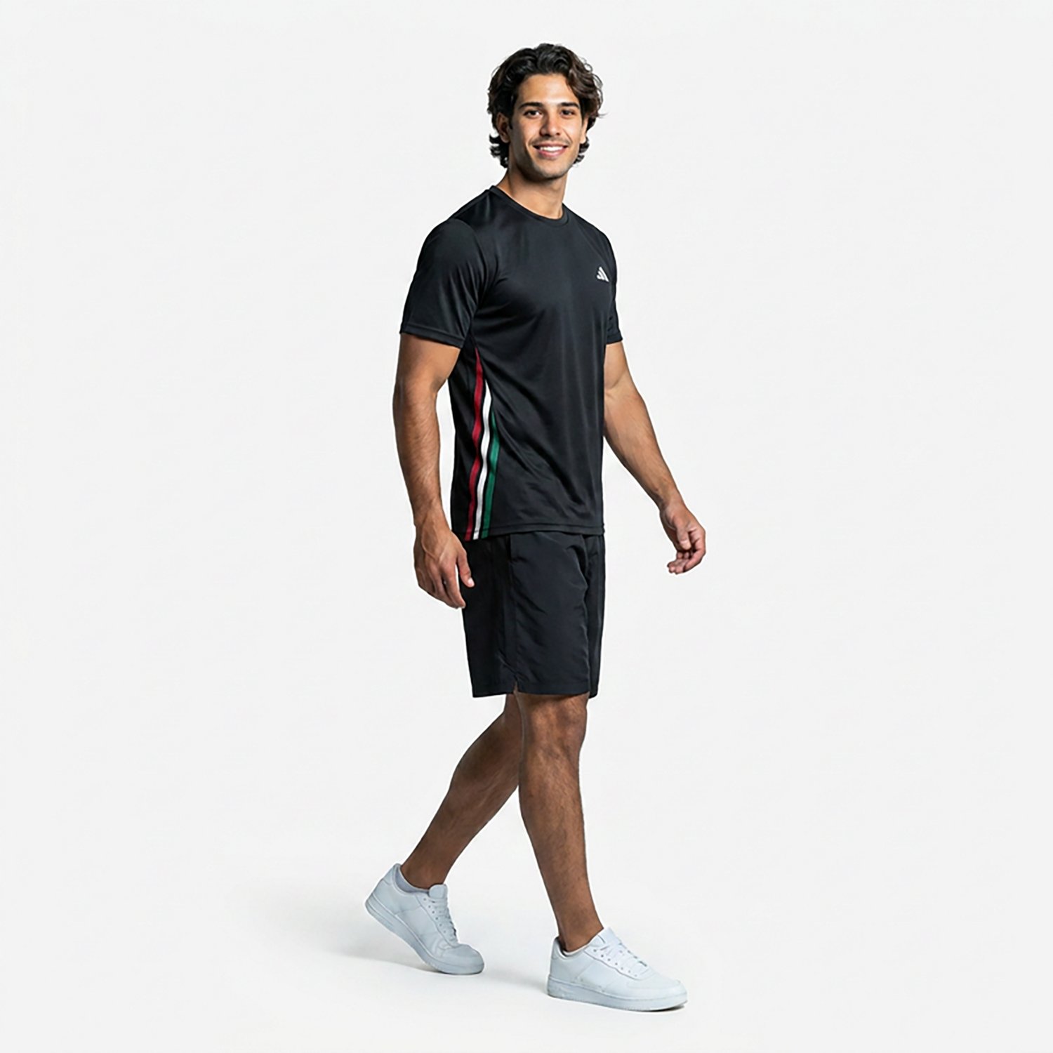 adidas Men's Workout Essentials Base 3-Stripes T-shirt