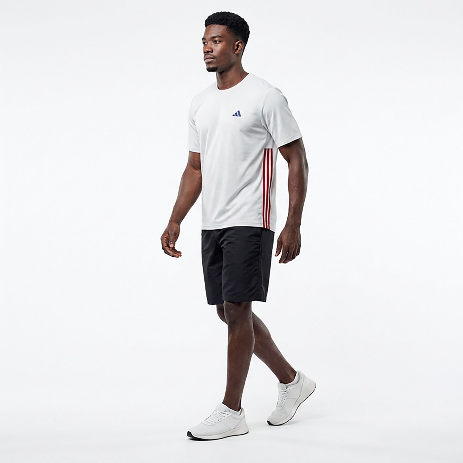 adidas Men's Workout Essentials Base 3-Stripes T-shirt