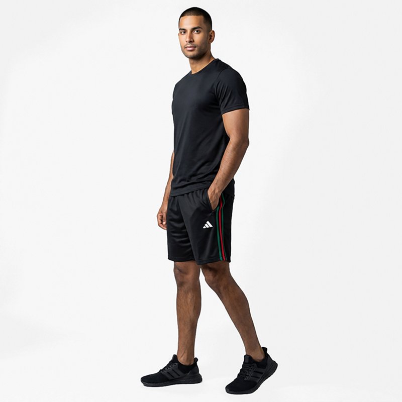 adidas Men's Workout Essentials Base 3-Stripes Woven Shorts 7 in.