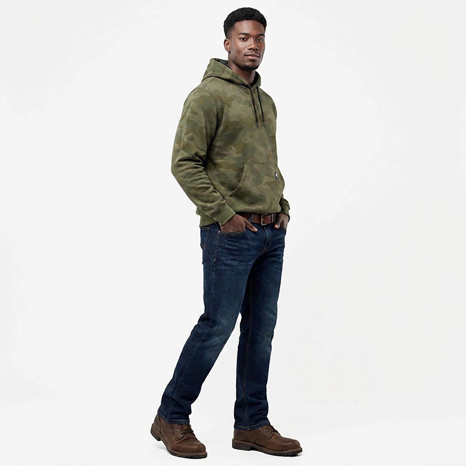 Carhartt Men's Marquette Camo Hoodie - view number 3