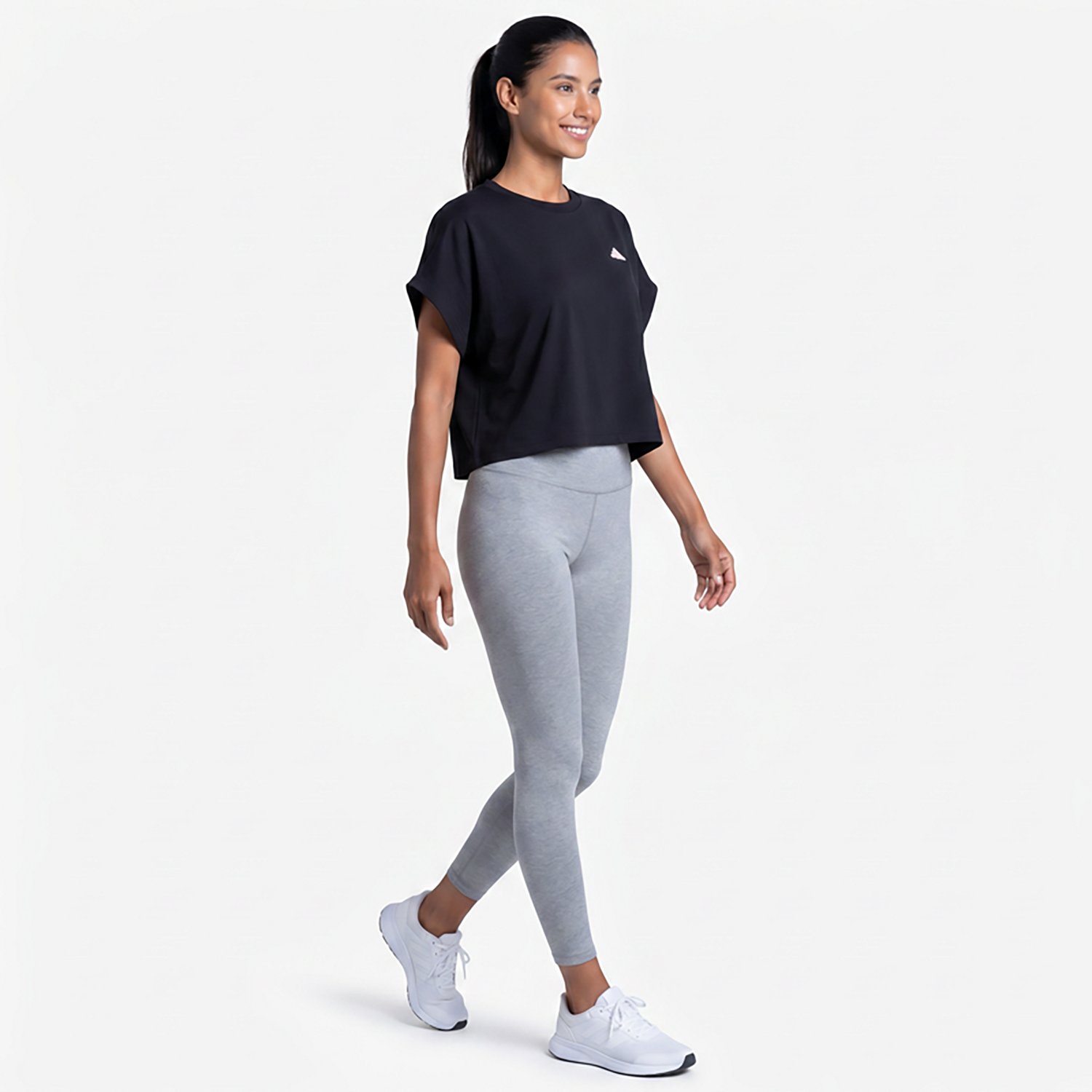 adidas Women's Colored Logo Graphic T-shirt - view number 3