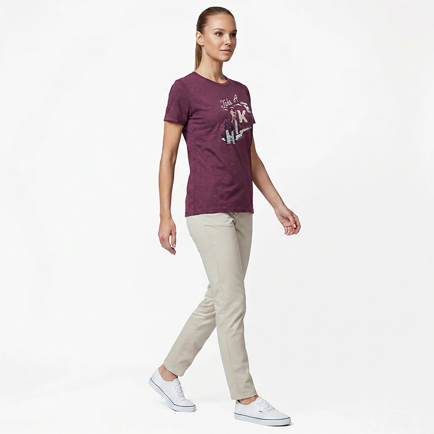 Academy Sports + Outdoors Women's Take a Hike T-shirt - view number 3