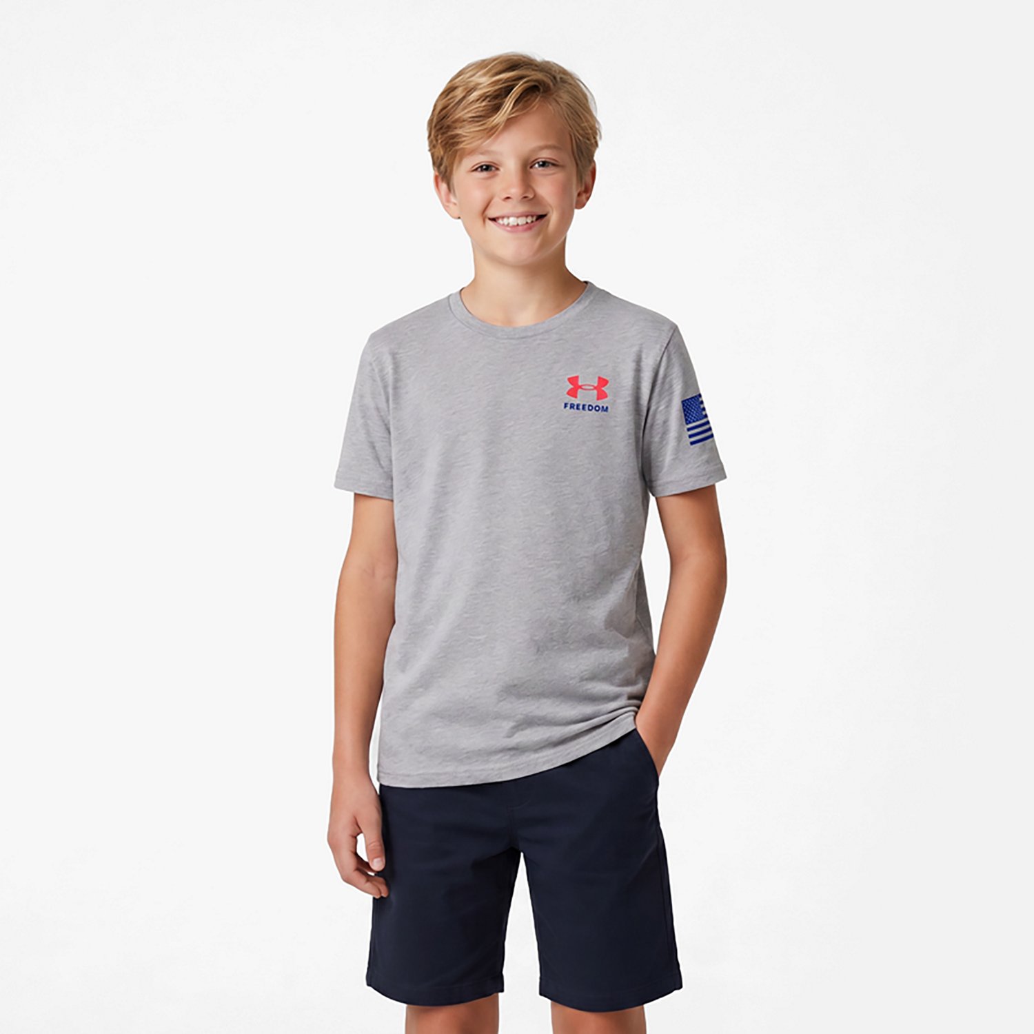 Under Armour Boys' Freedom Flag T-shirt