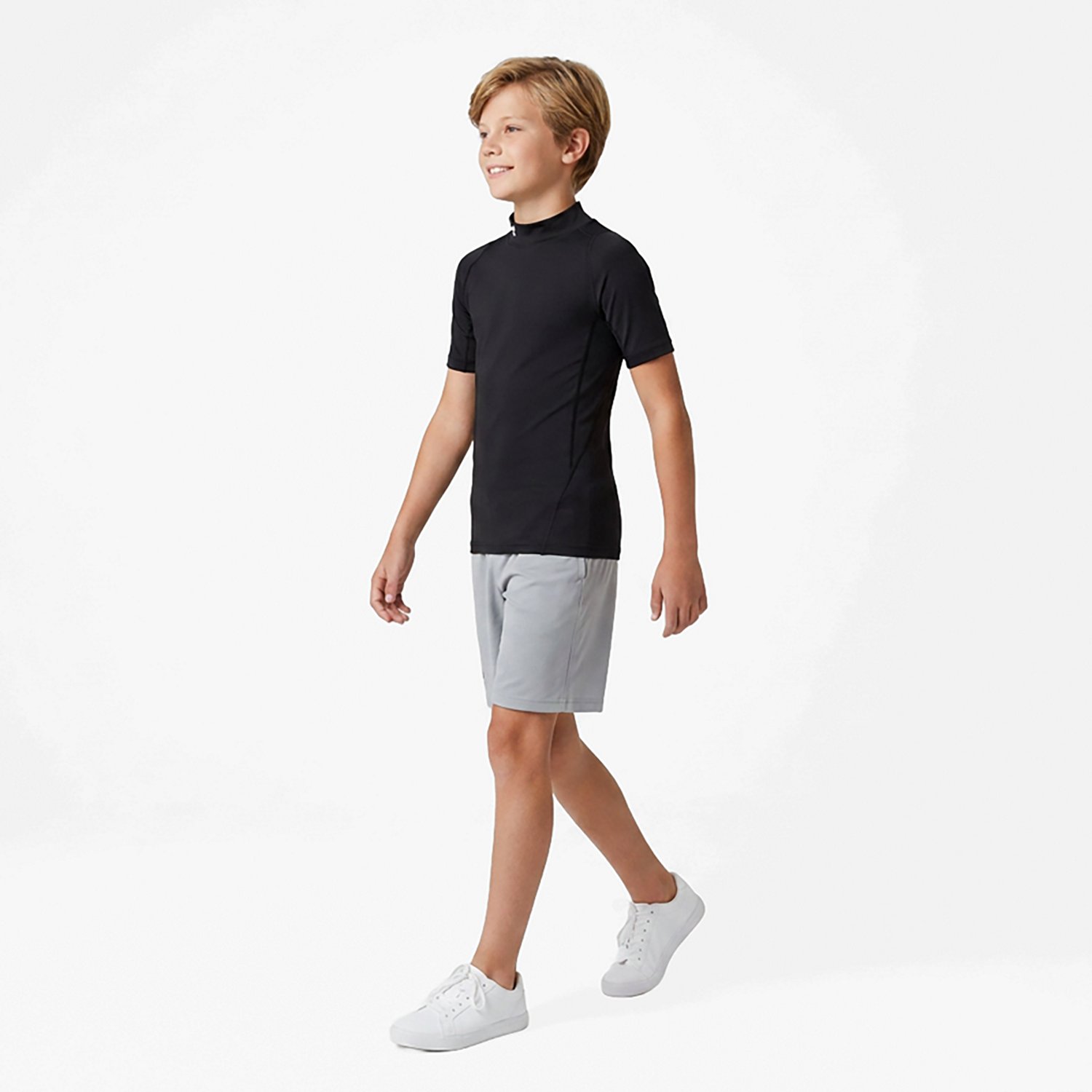 Under Armour Boys' HeatGear Mock T-shirt
