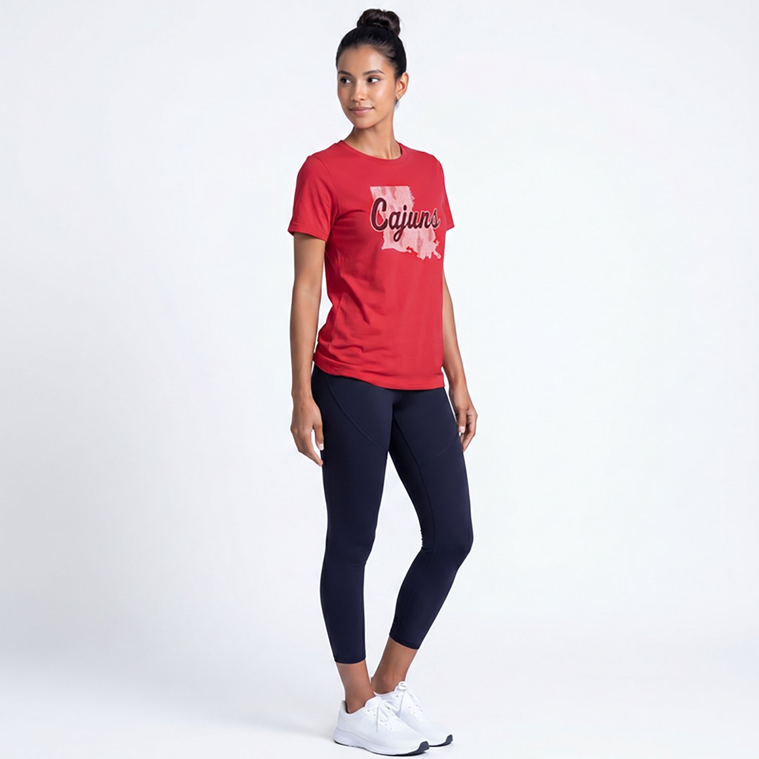 WILDCAT RETRO Women's Louisiana-Lafayette State Script Meet and Greet T-shirt